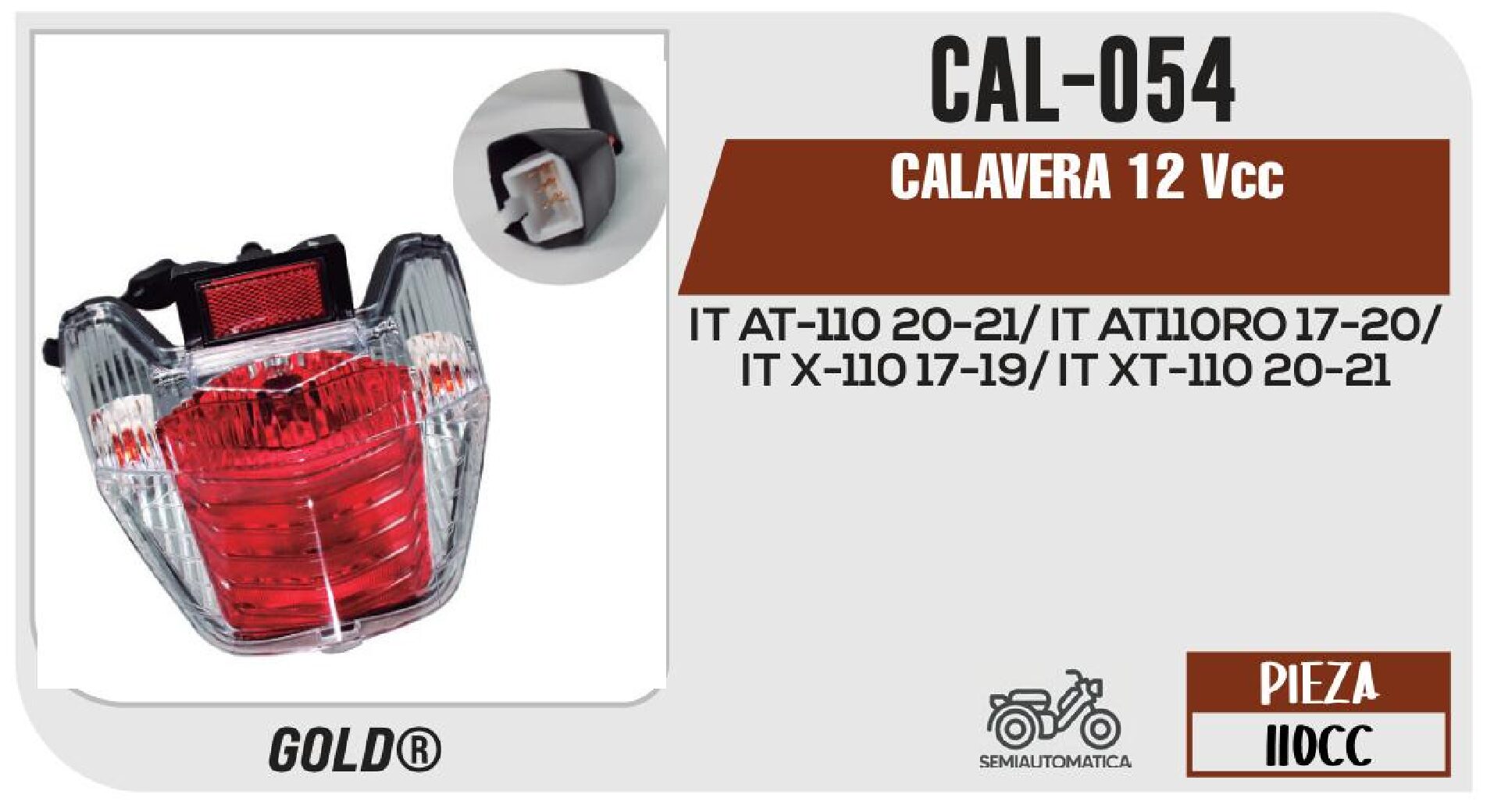 BIKERS - CALAVERA 12 VCC / CAL-054