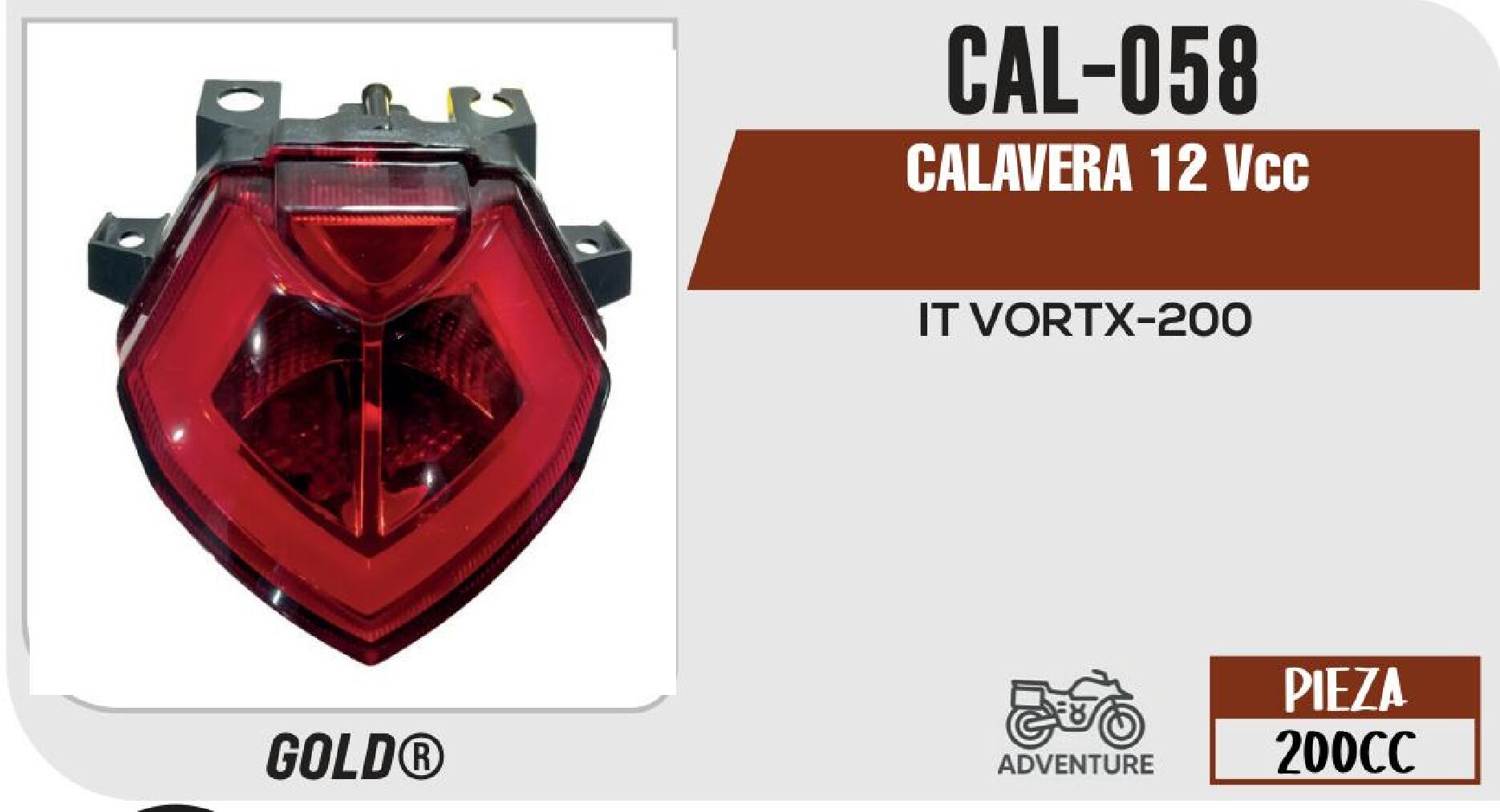 BIKERS - CALAVERA 12 VCC / CAL-058