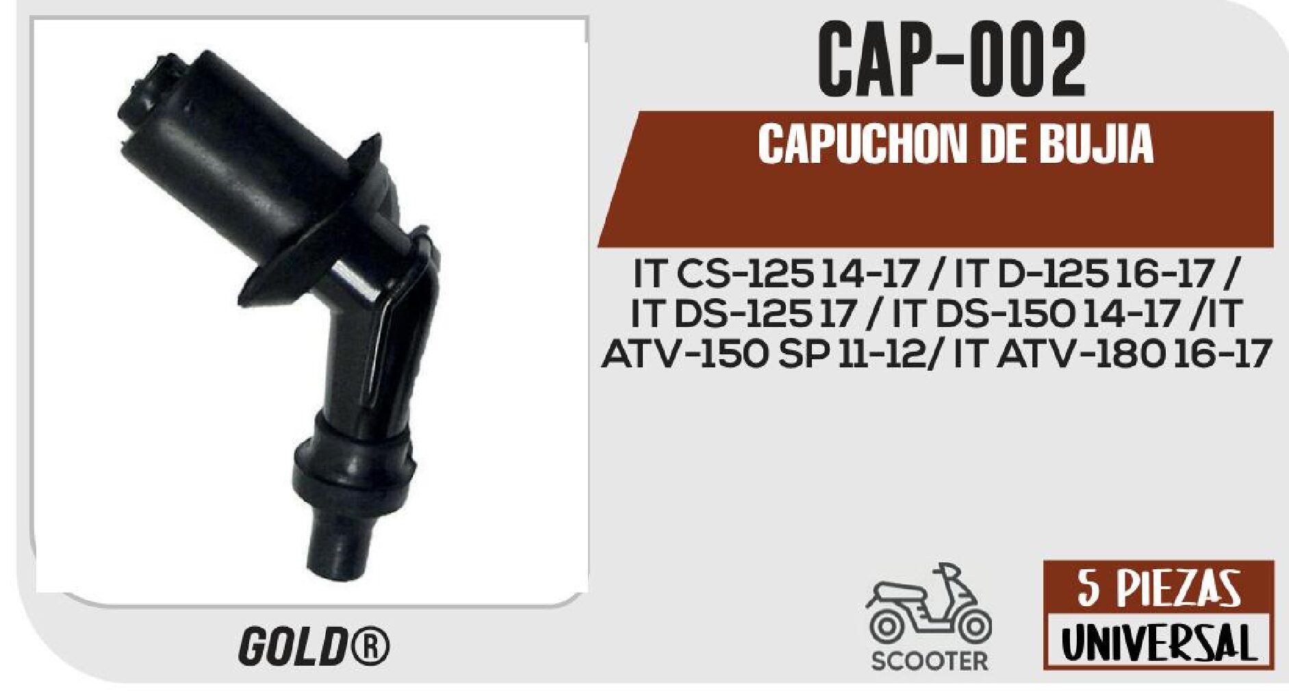 CAP-002 CAPUCHON DE BUJIA / CAP-002