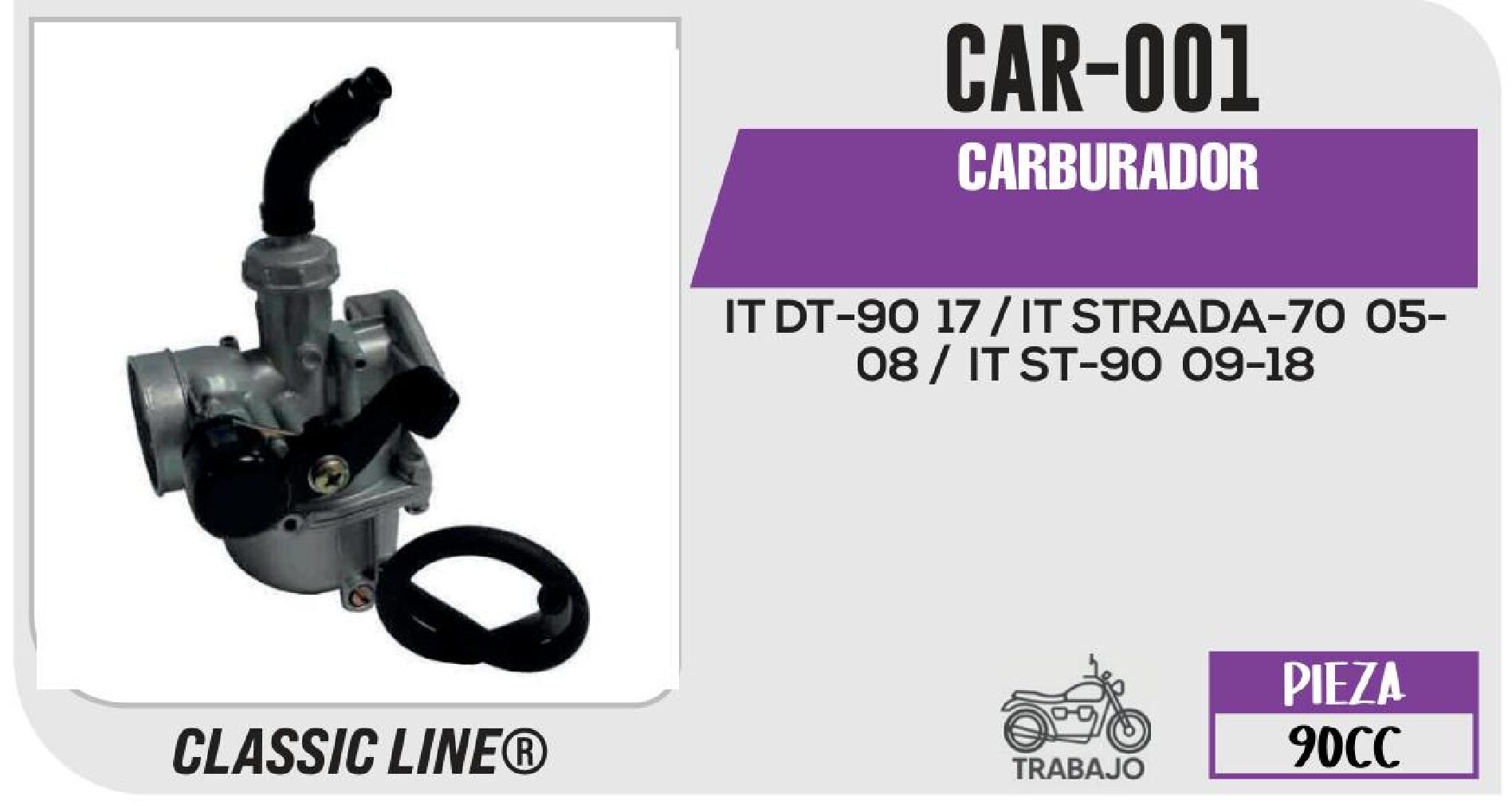 CAR-001 CARBURADOR / CAR-001