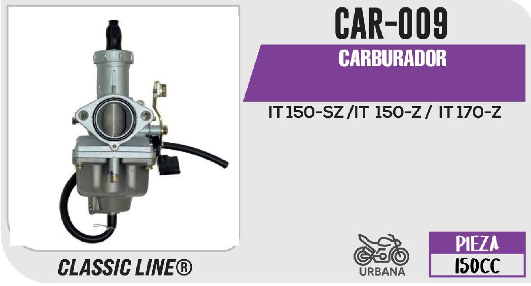 CAR-009 CARBURADOR / CAR-009