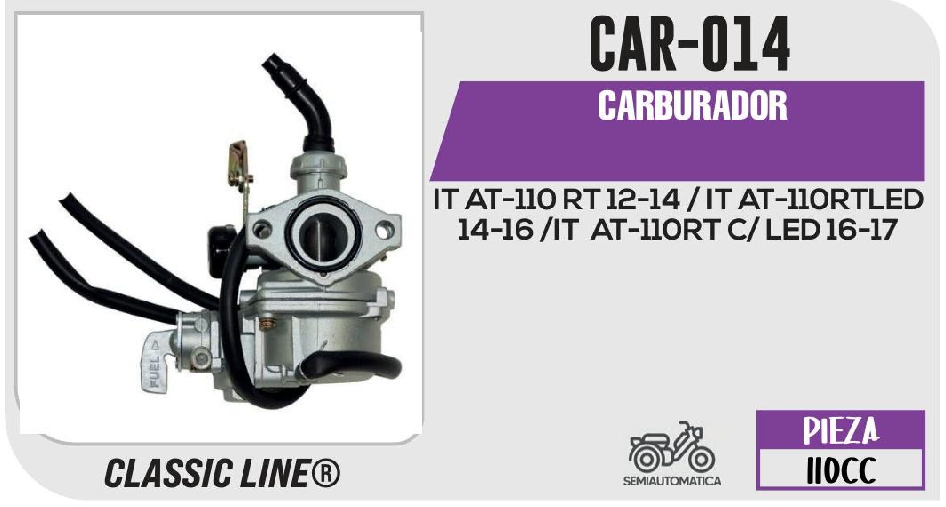 CAR-014 CARBURADOR / CAR-014