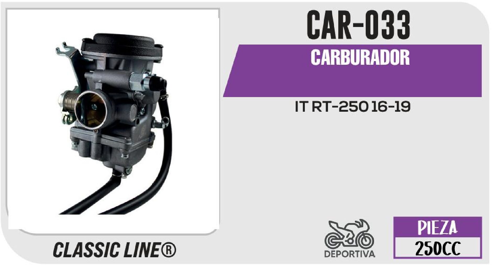 CAR-033 CARBURADOR / CAR-033