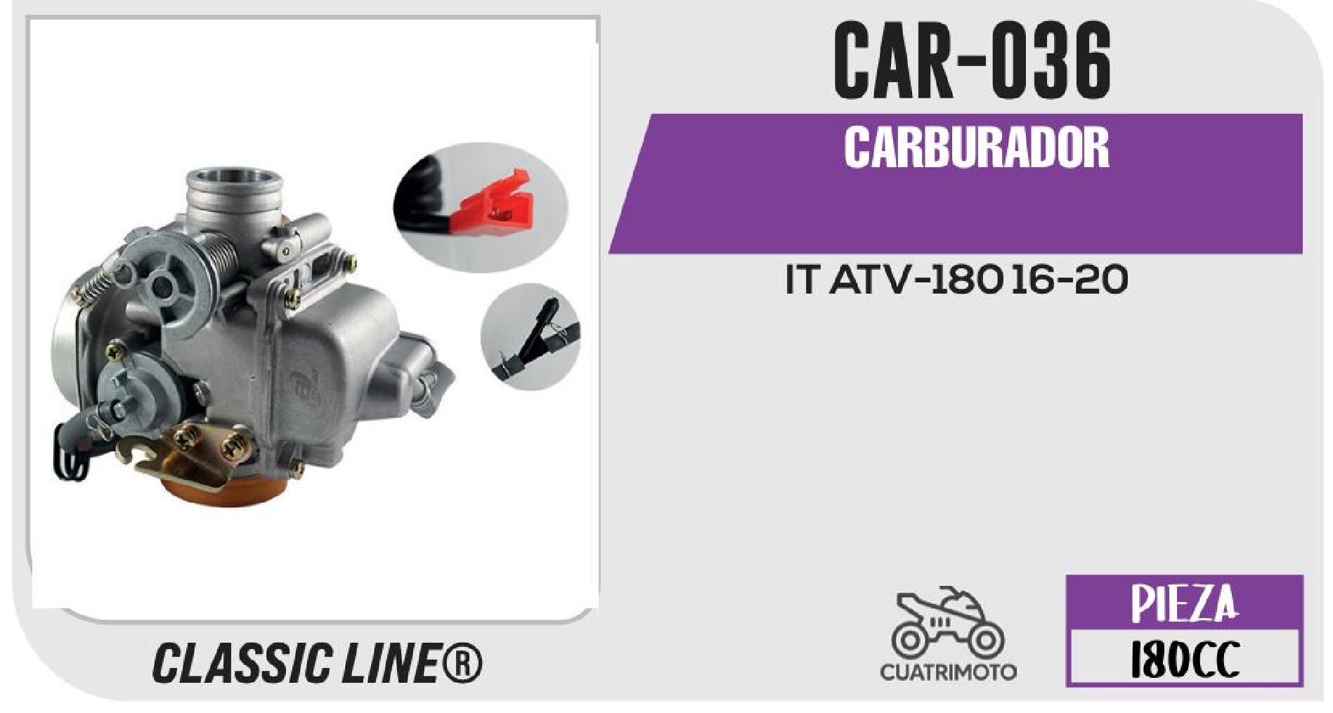 CAR-036 CARBURADOR / CAR-036