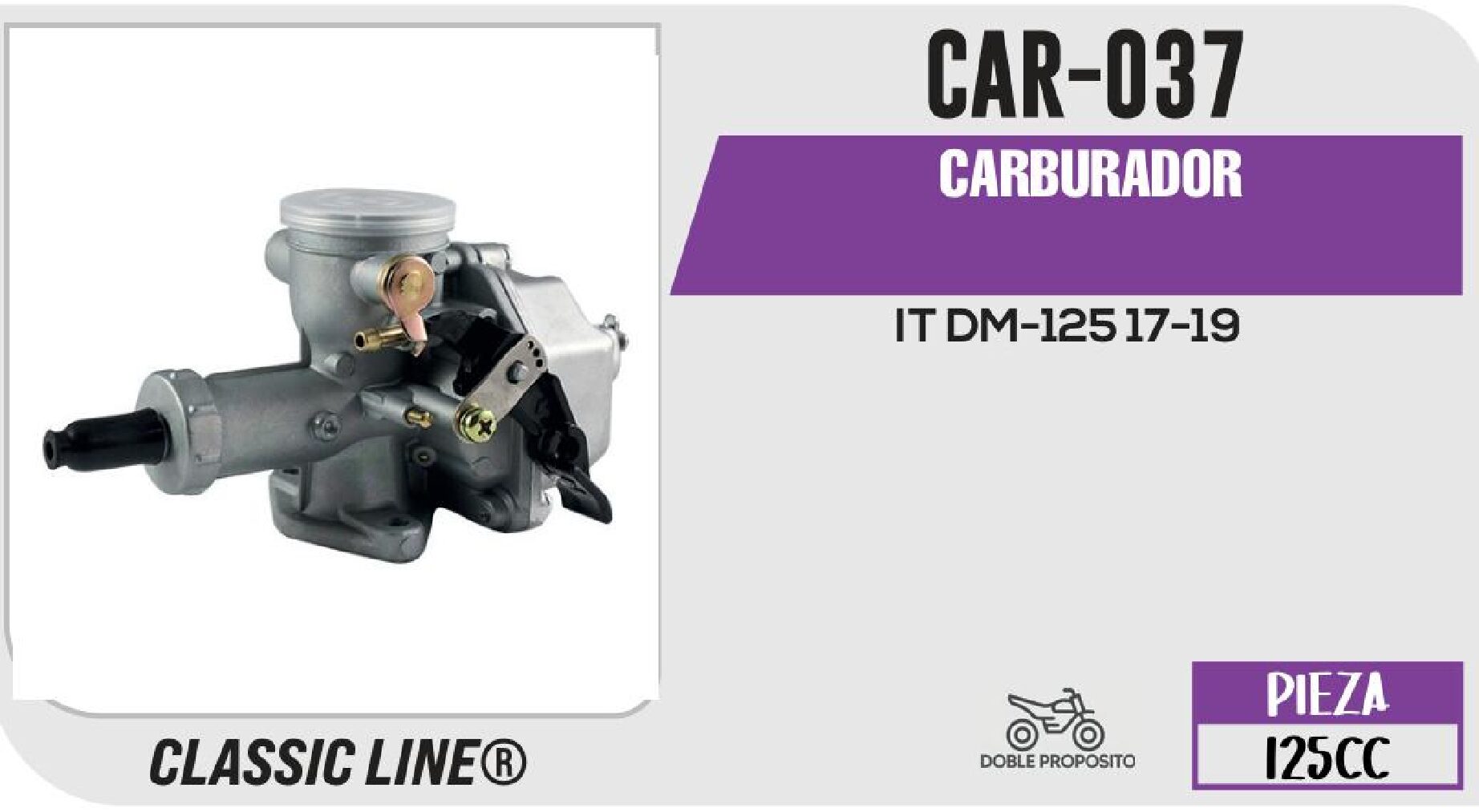 CAR-037 CARBURADOR / CAR-037