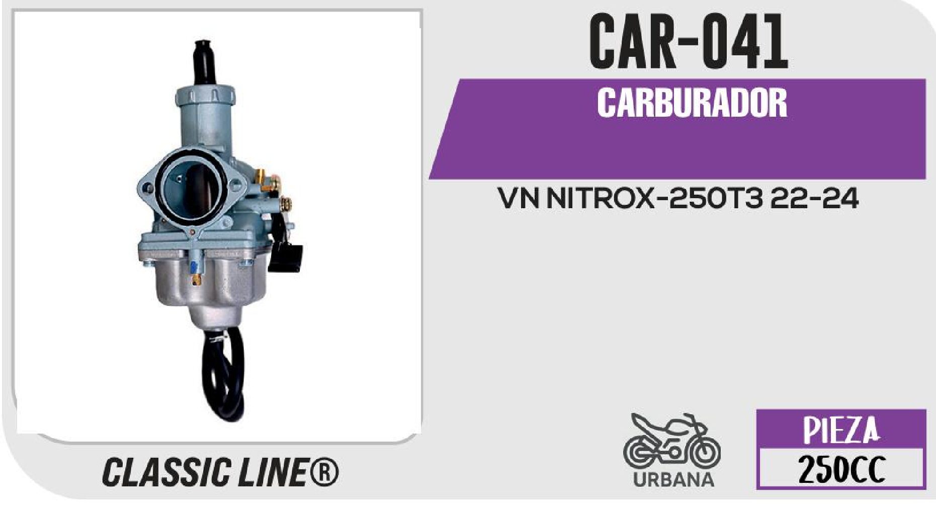 VIVATUMOTO - CARBURADOR / CAR-041