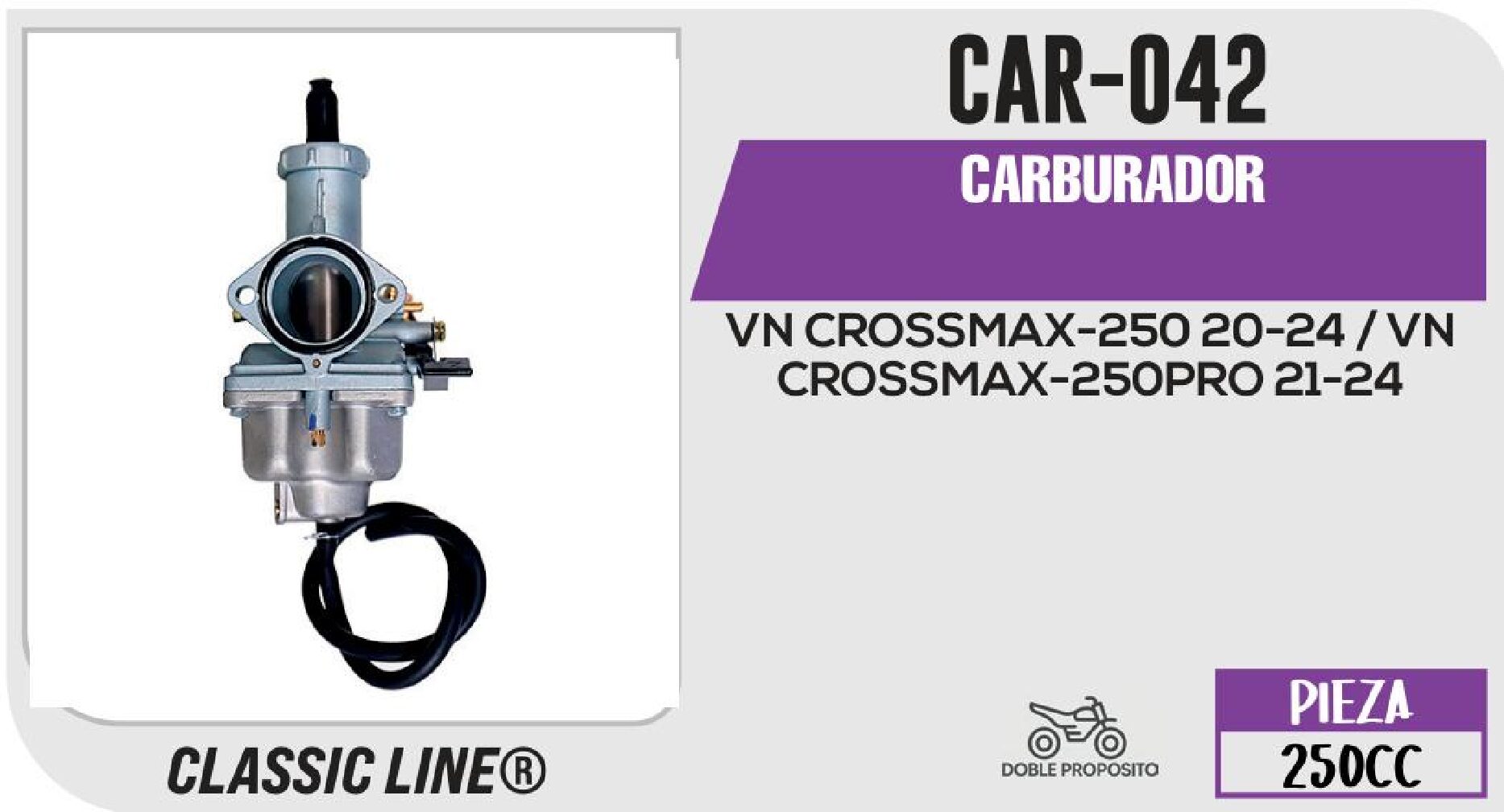 CAR-042 CARBURADOR / CAR-042