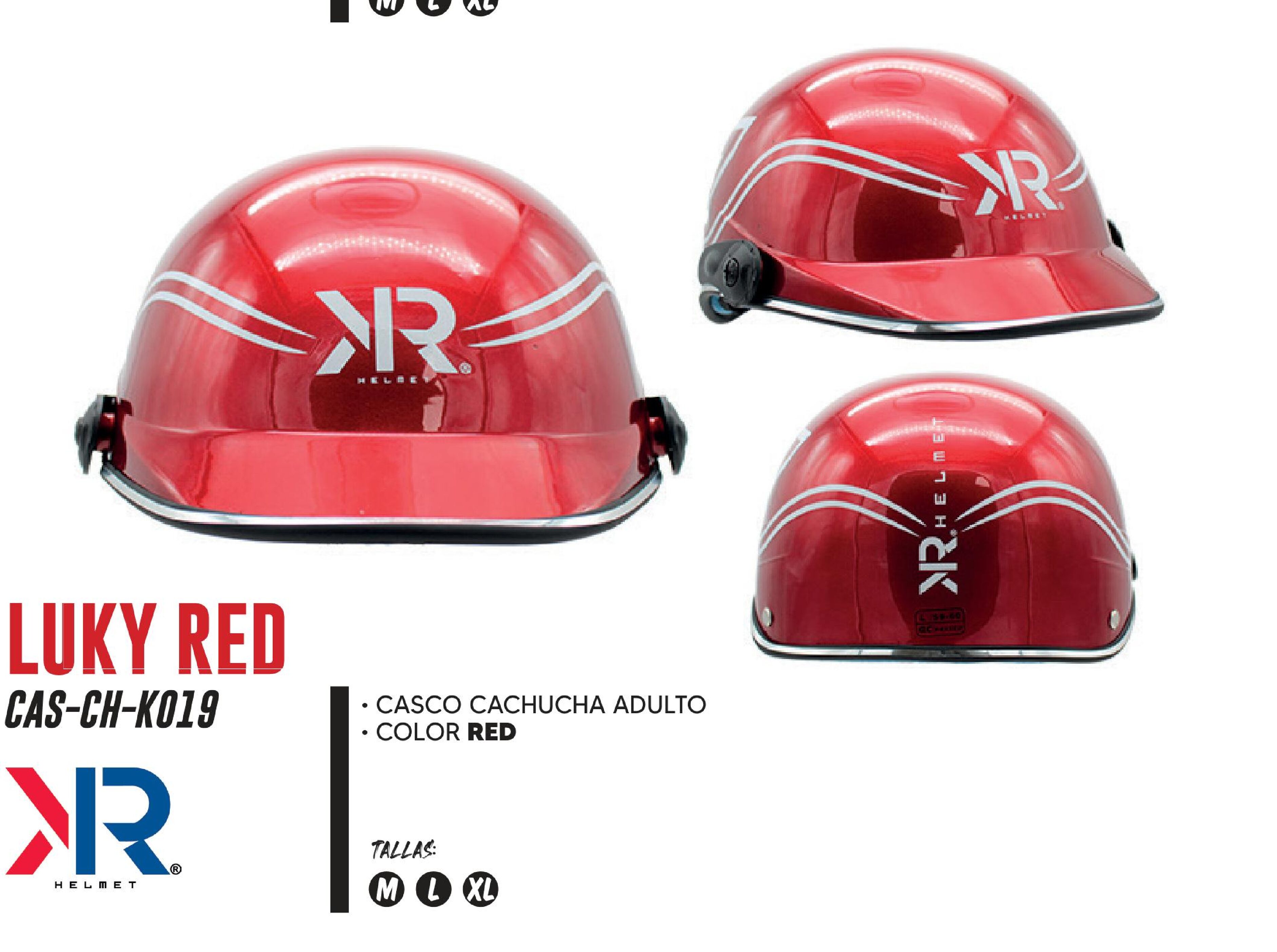 CASCO CACHUCHA ADULTO / CAS-CH-K019-XL
