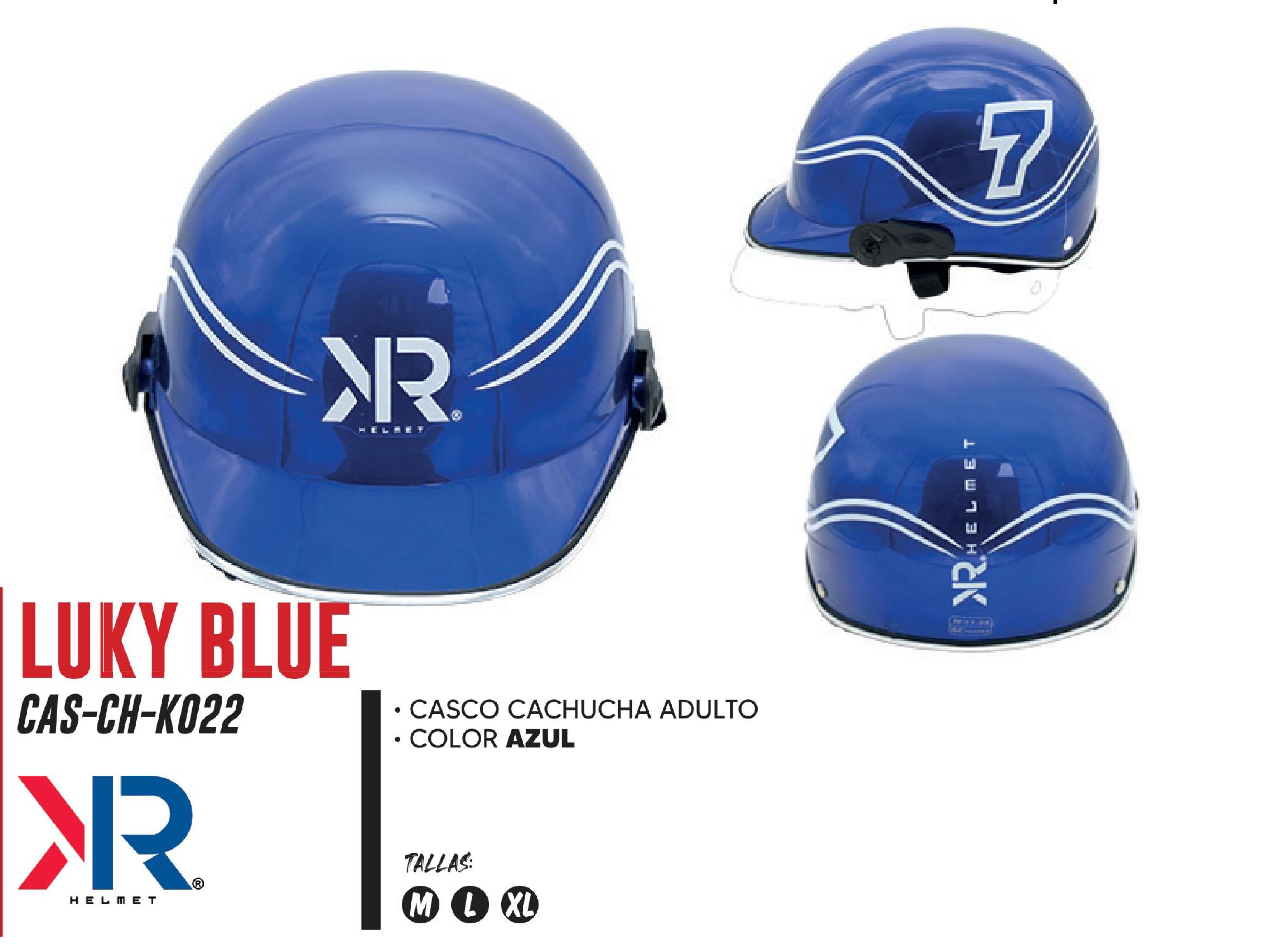 CASCO CACHUCHA ADULTO / CAS-CH-K022-XL