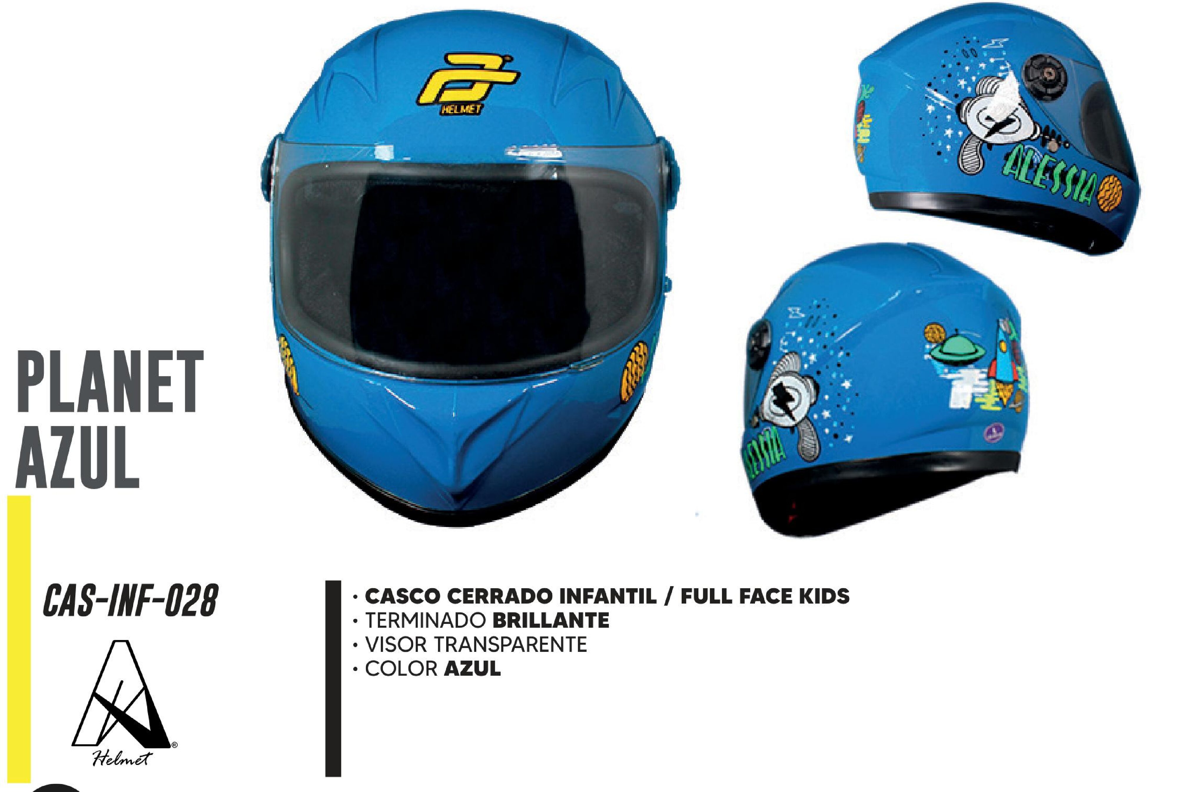 CASCO CERRADO INFANTIL / CAS-INF-028