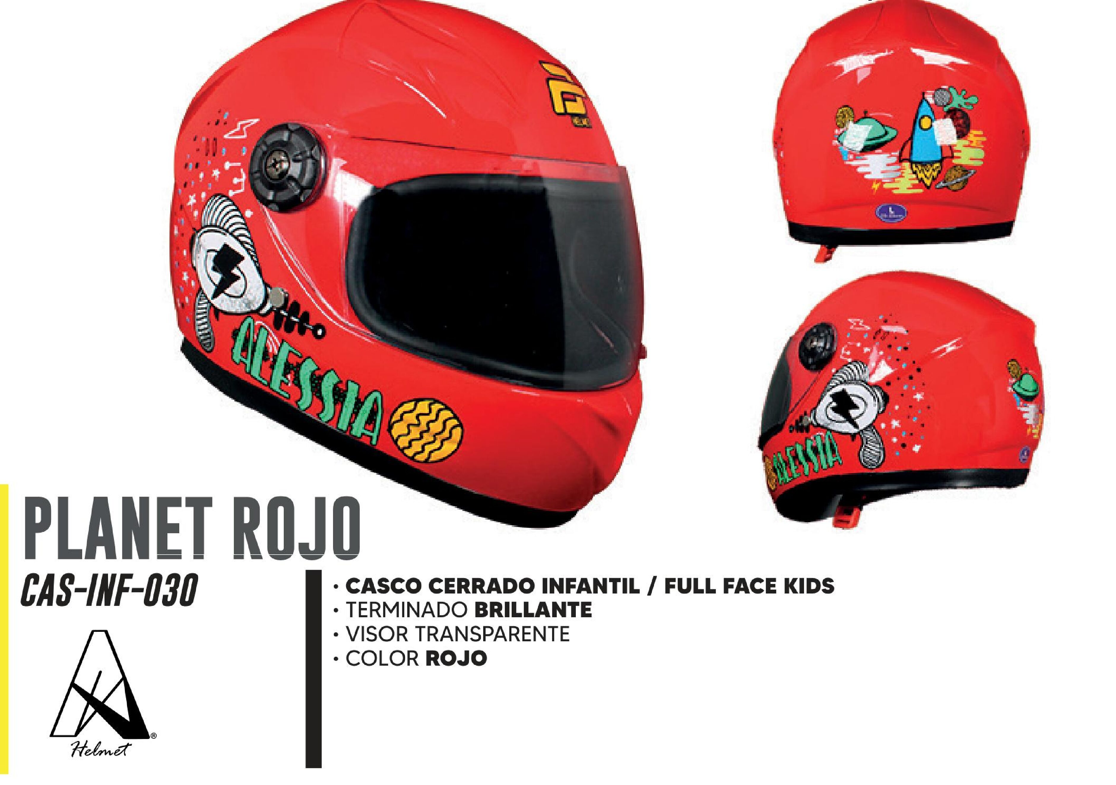 CASCO CERRADO INFANTIL / CAS-INF-030
