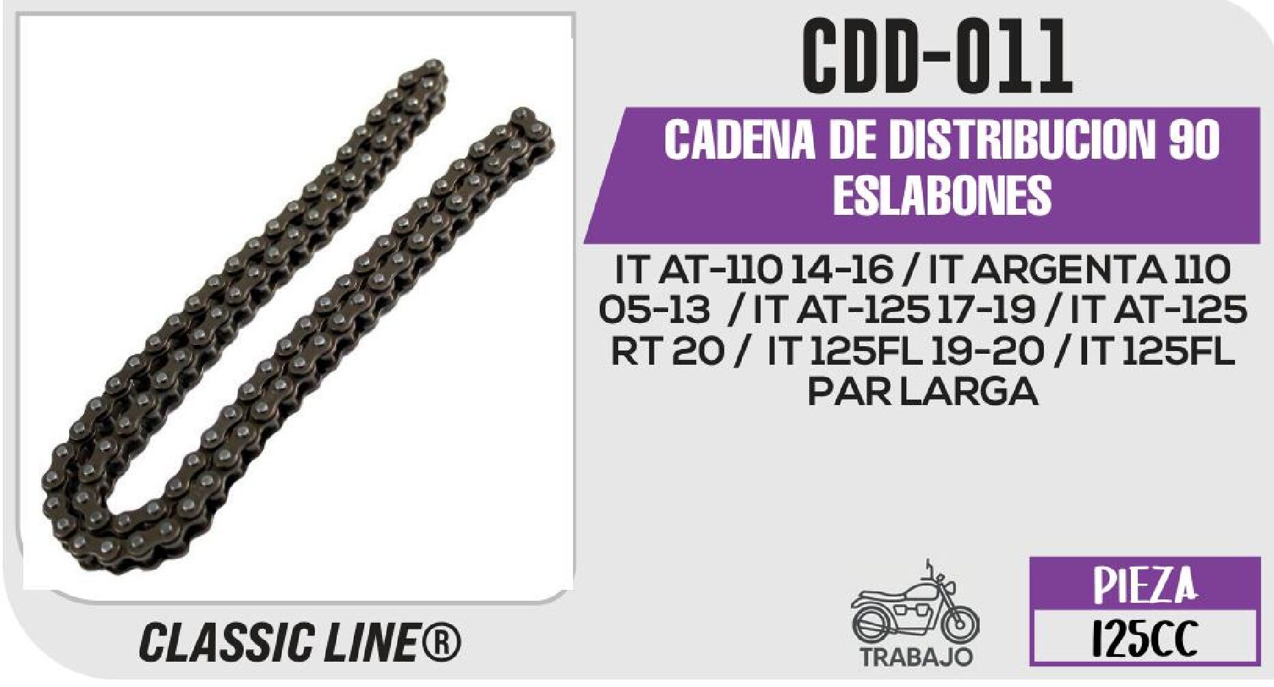 CADENA DE DISTRIBUCION 90 ESLABONES / CDD-011