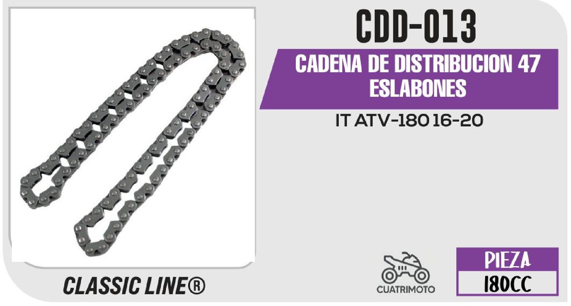 CADENA DE DISTRIBUCION 47 ESLABONES / CDD-013