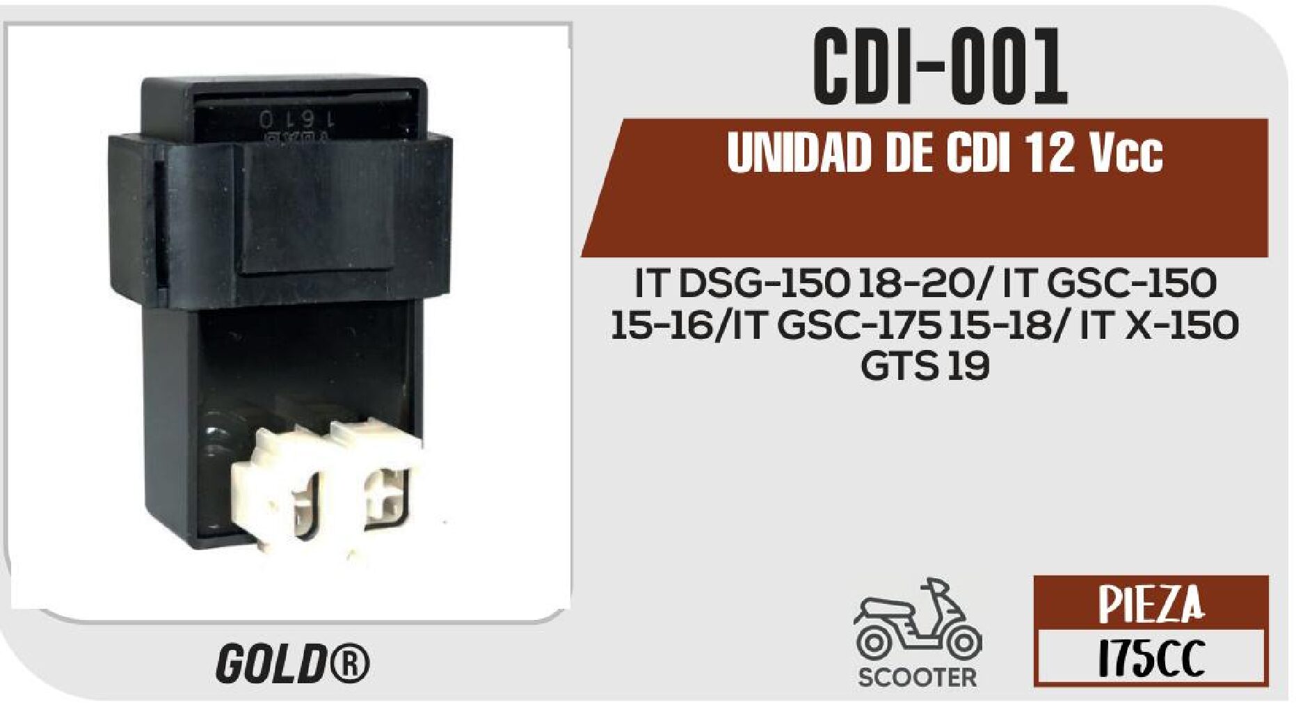 UNIDAD DE CDI 12 Vcc / CDI-001