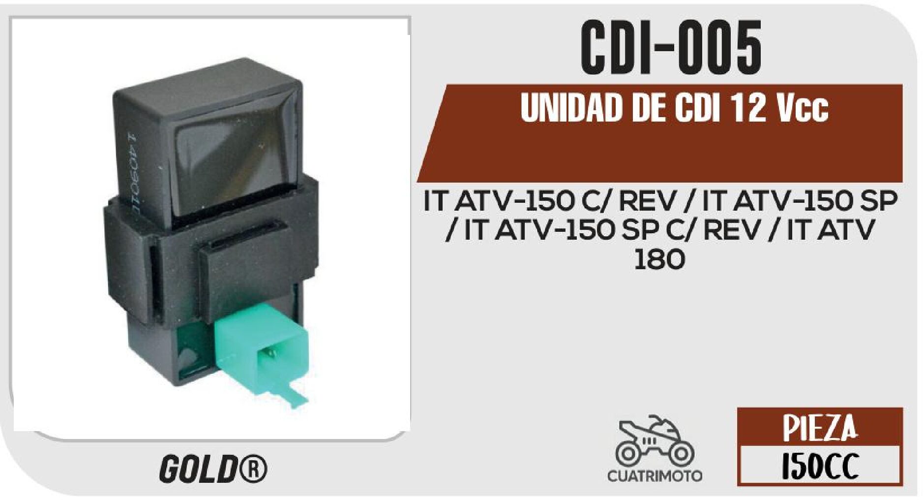 UNIDAD DE CDI 12 Vcc / CDI-005