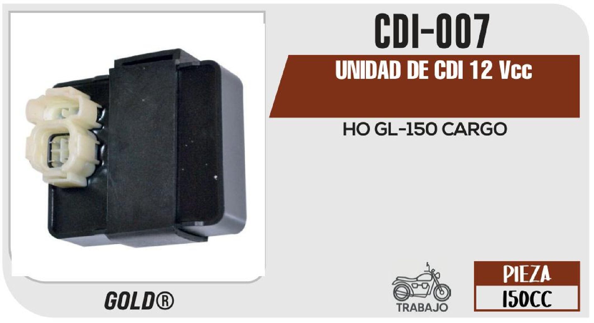 UNIDAD DE CDI 12 Vcc / CDI-007