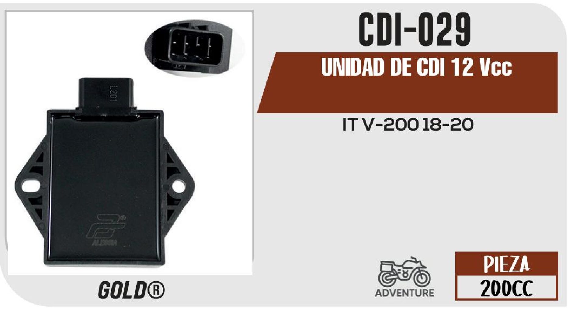 UNIDAD DE CDI 12 Vcc DC / CDI-029