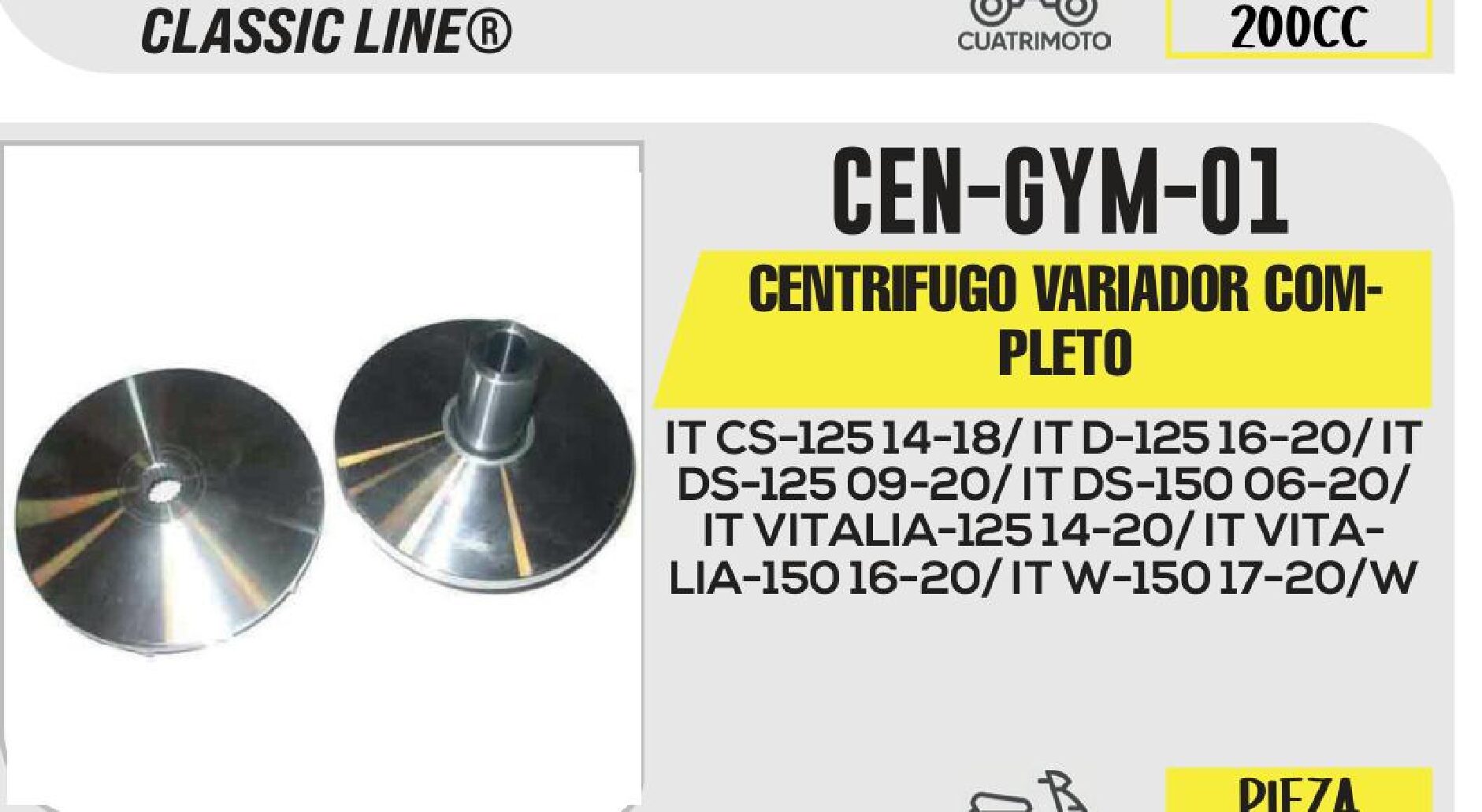 CENTRIFUGO VARIADOR COMPLETO / CEN-GYM-01