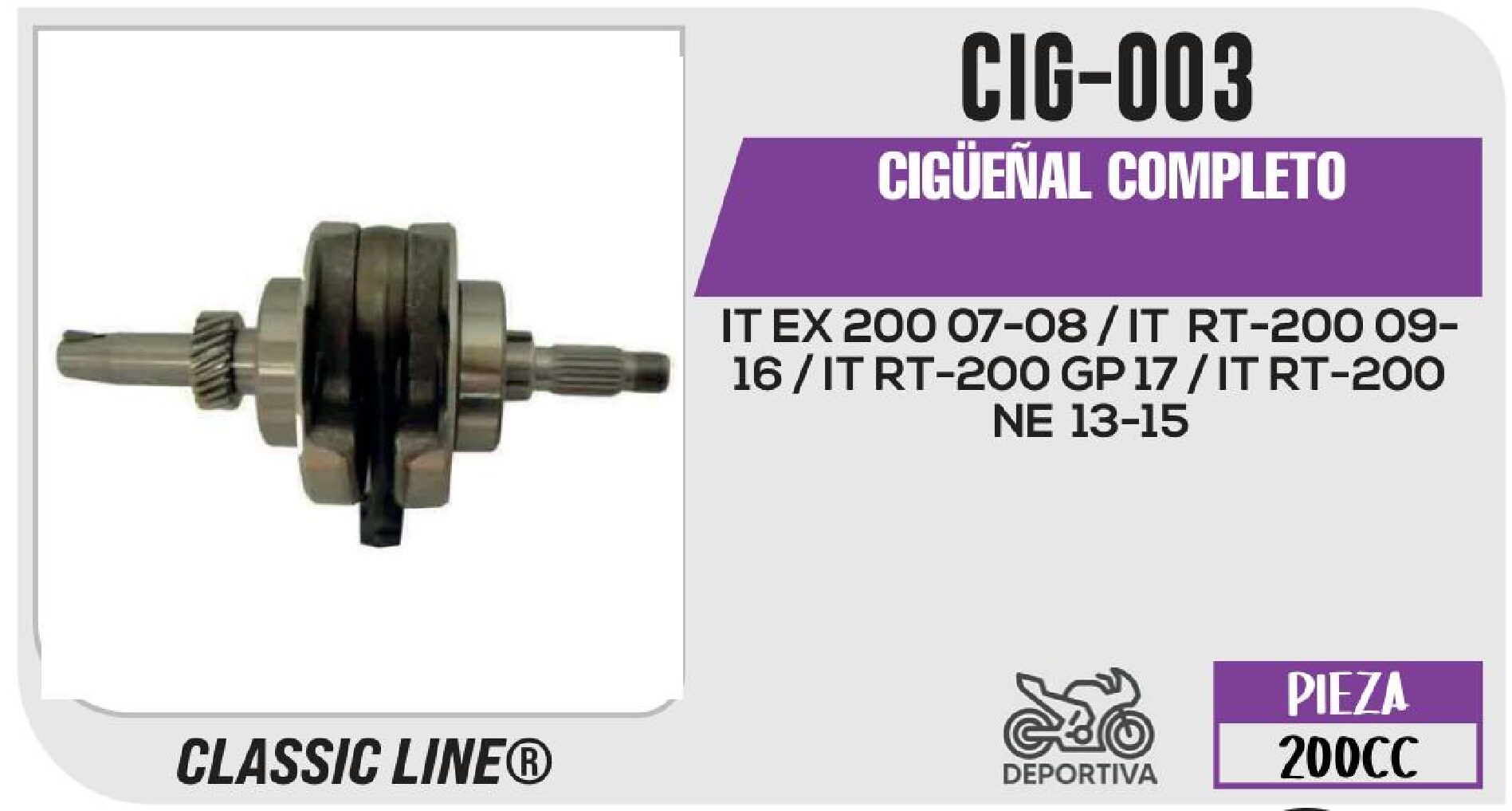 CIGÜEÑAL COMPLETO / CIG-003