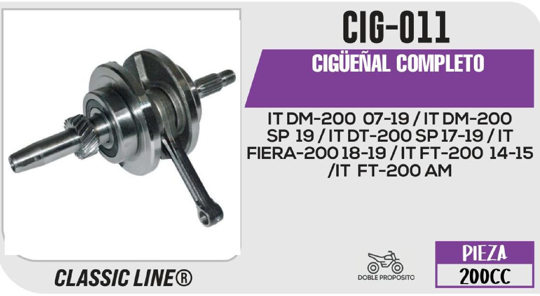 CIGÜEÑAL COMPLETO / CIG-011