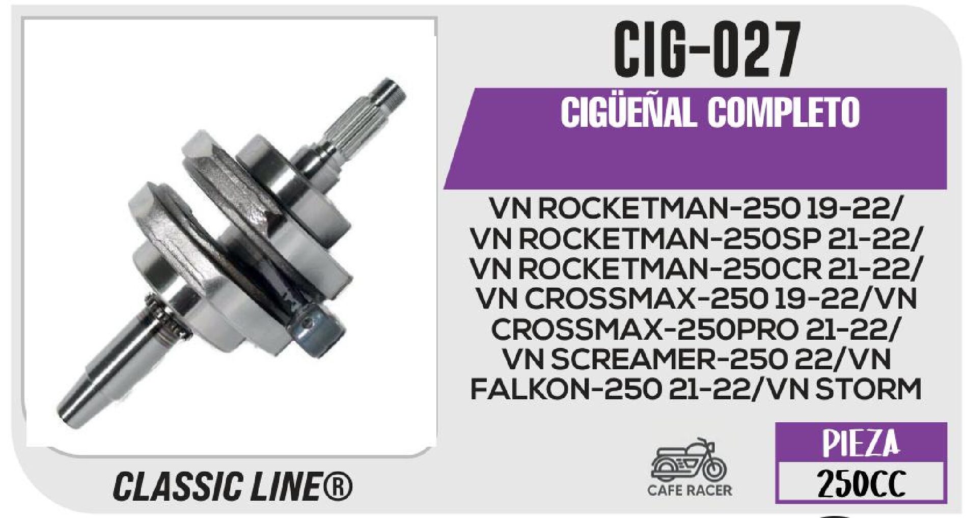 CIGÜEÑAL COMPLETO / CIG-027