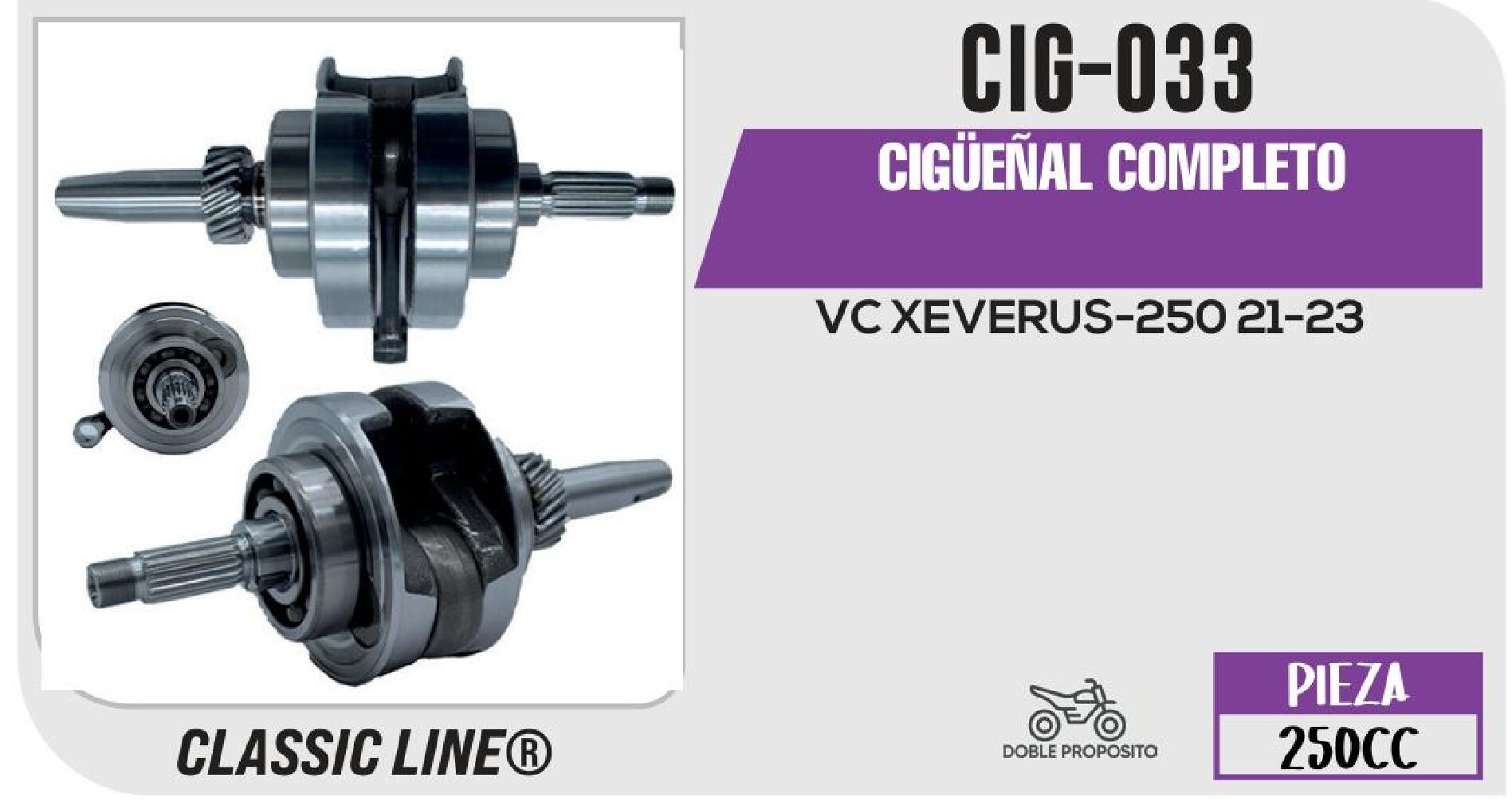 CIGÜEÑAL COMPLETO / CIG-033
