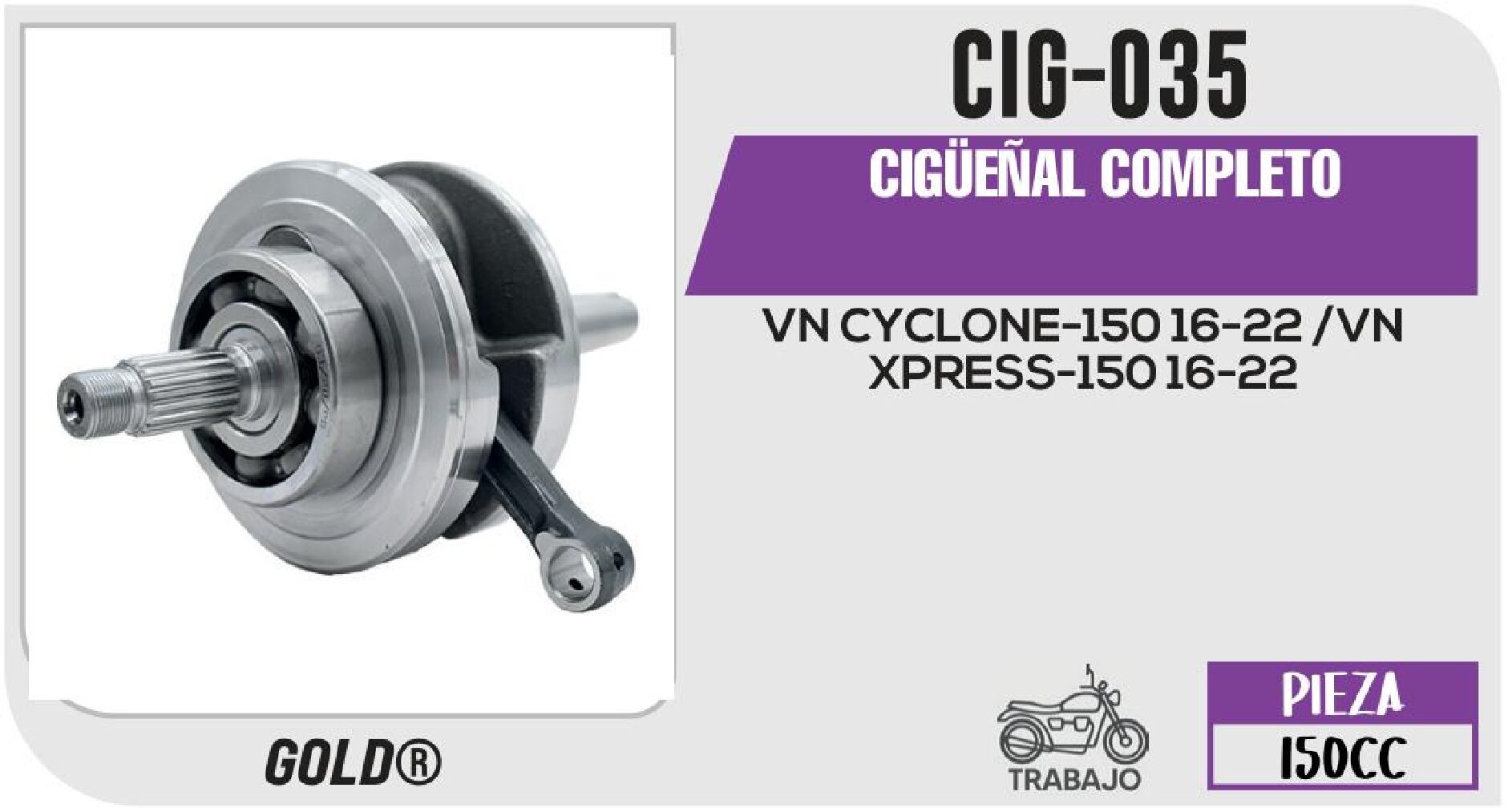 SHOP 25 - CIGUEÑAL COMPLETO / CIG-035
