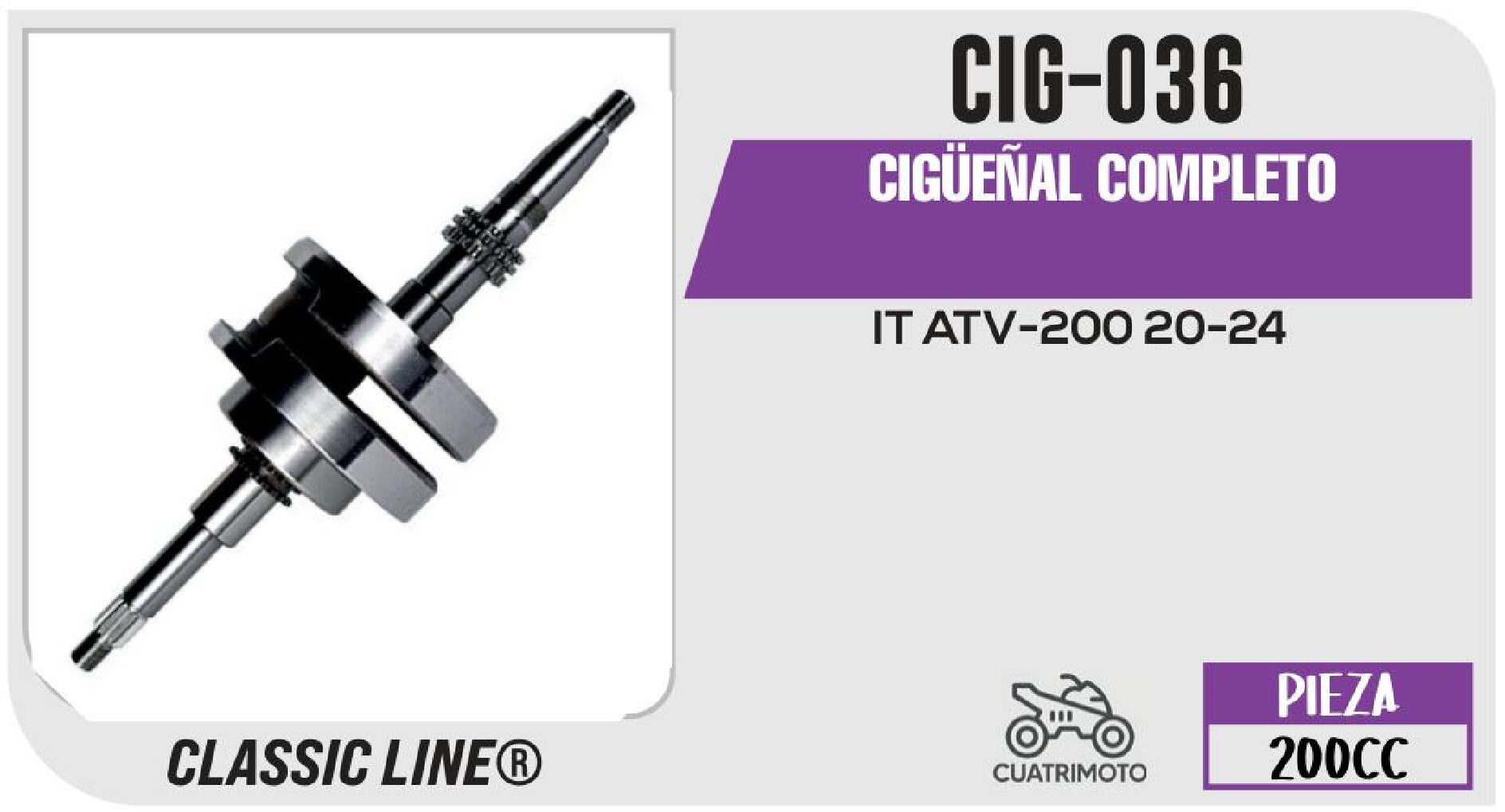SHOP 25 - CIGUEÑAL COMPLETO / CIG-036