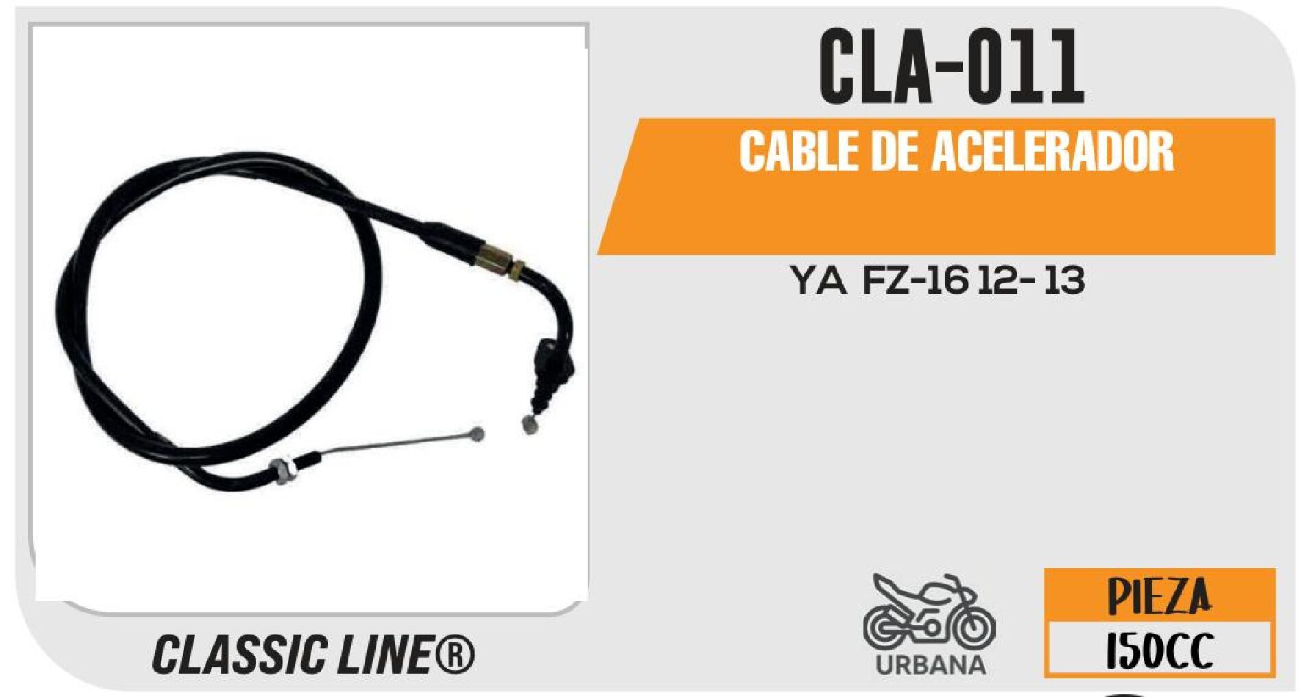 CABLE DE ACELERADOR / CLA-011