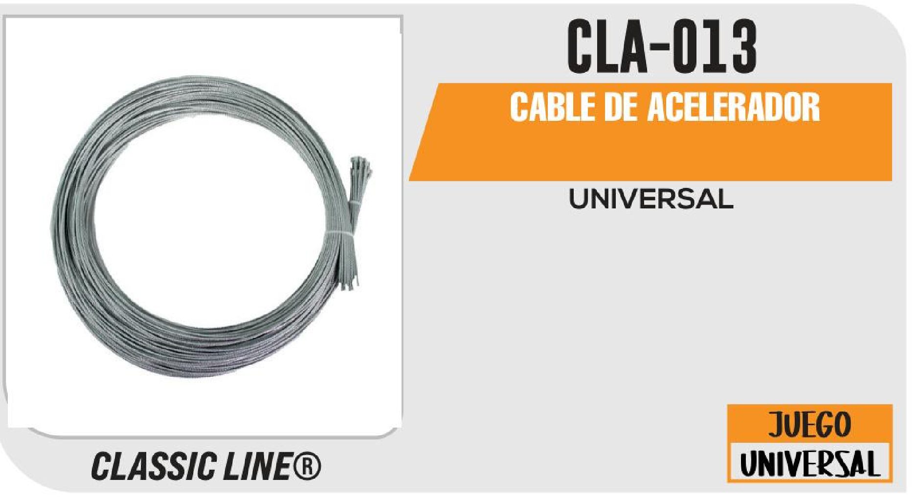 CABLE DE ACELERADOR / CLA-013