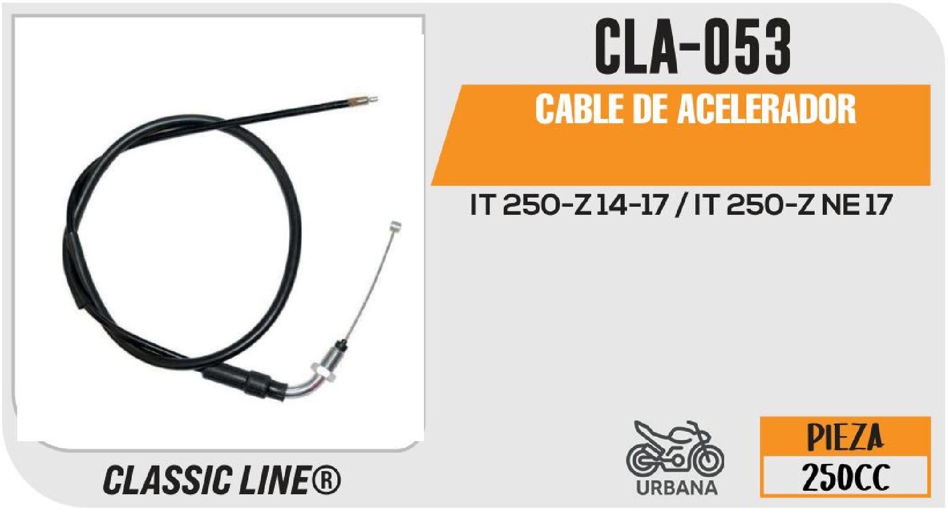 CABLE DE ACELERADOR / CLA-053