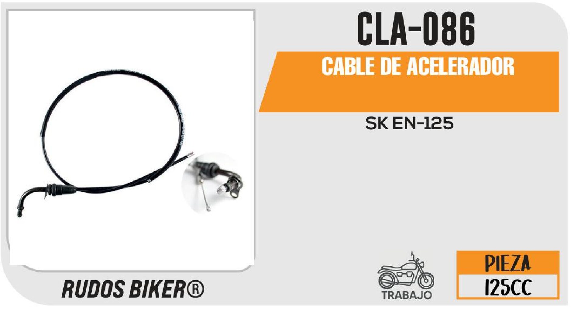 CABLE DE ACELERADOR / CLA-086