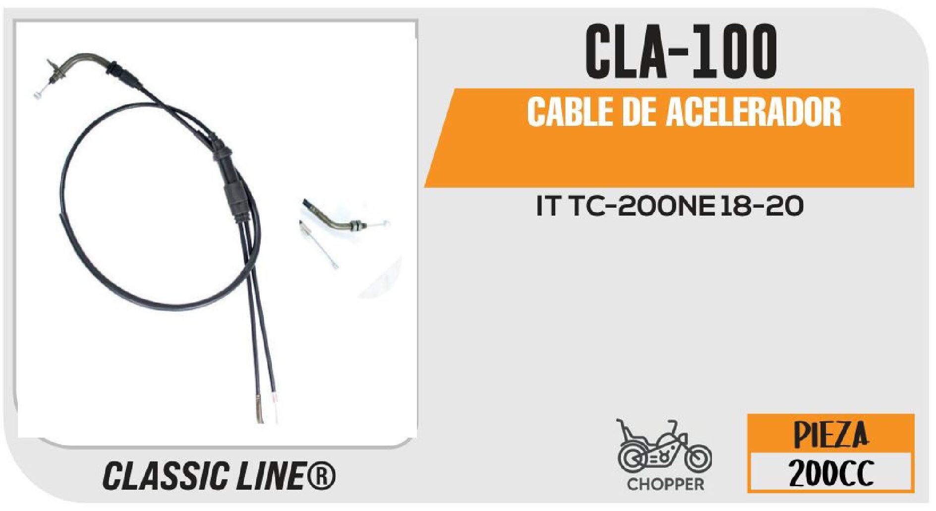 CABLE DE ACELERADOR / CLA-100