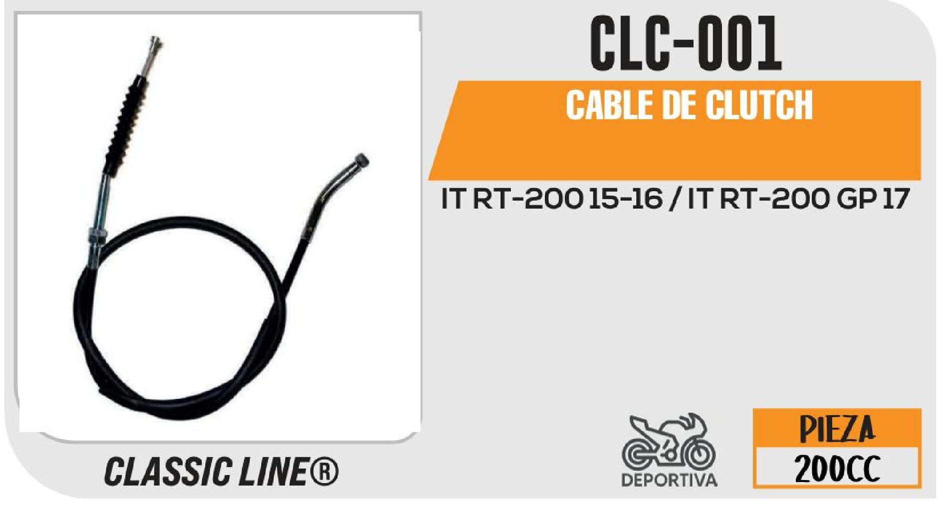 CABLE DE CLUTCH / CLC-001