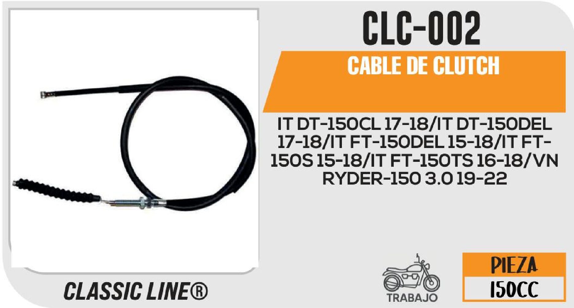 CABLE DE CLUTCH / CLC-002