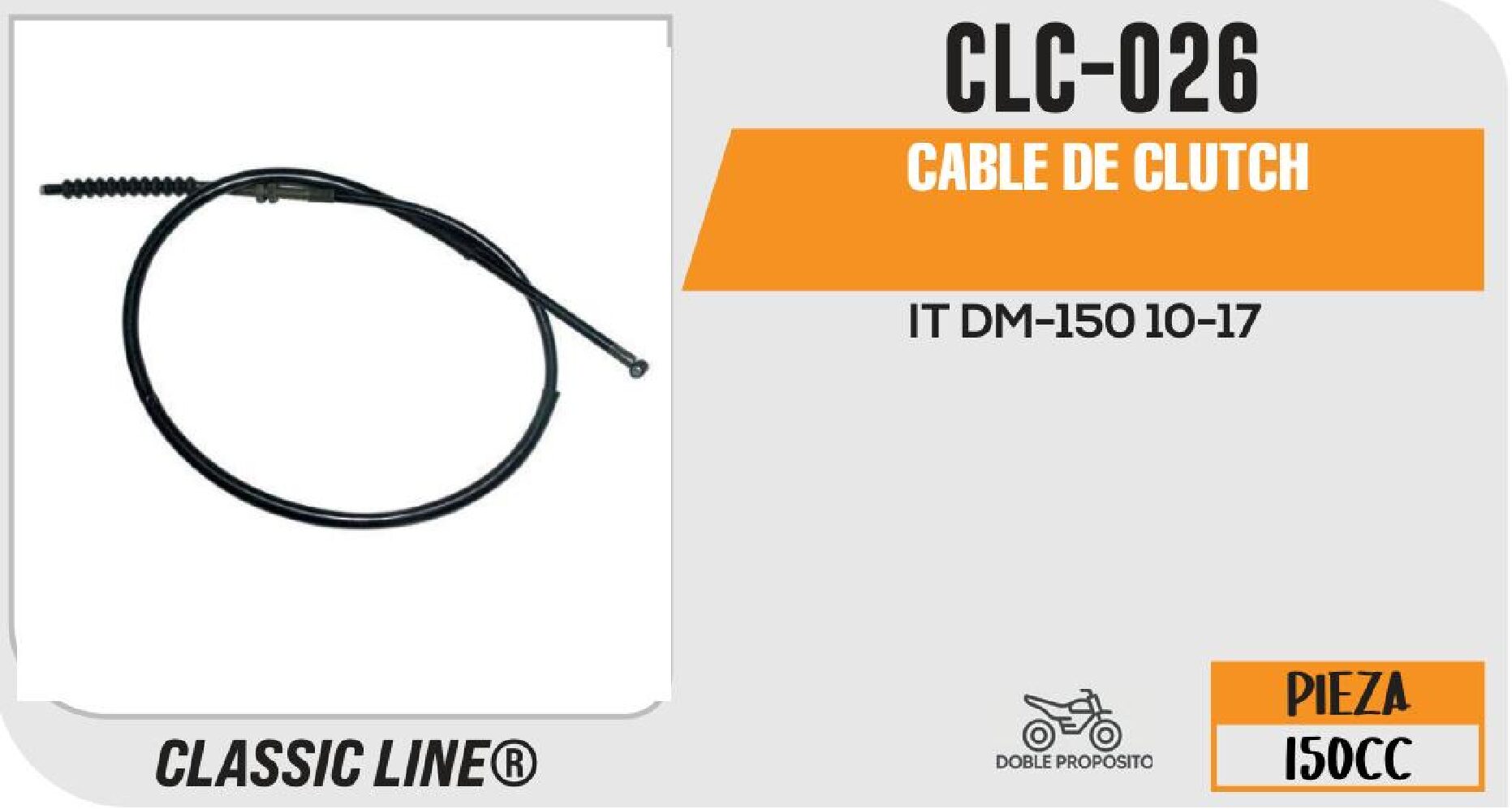 CABLE DE CLUTCH / CLC-026