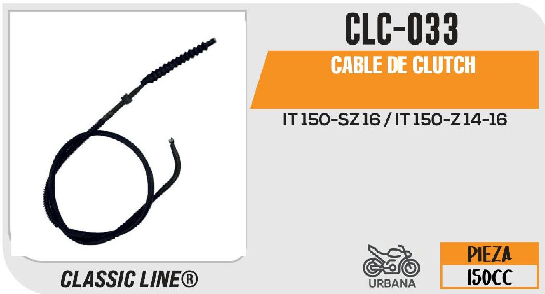 CABLE DE CLUTCH / CLC-033