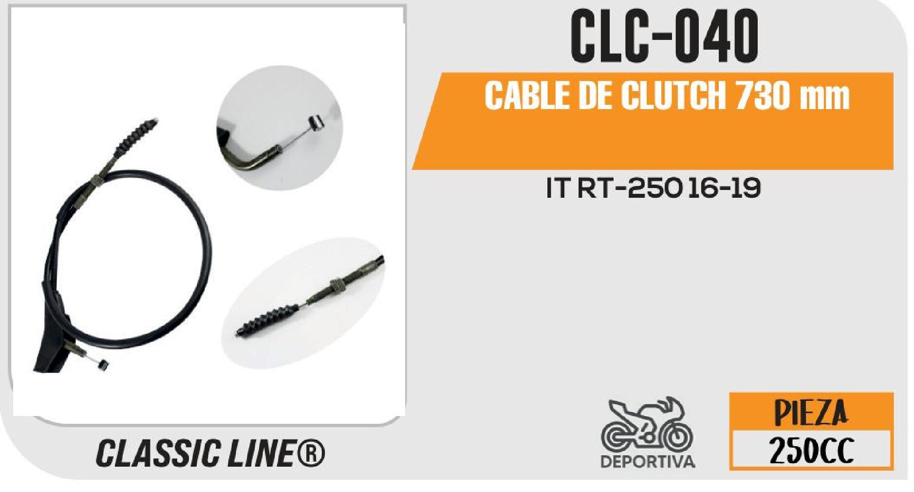 CABLE DE CLUTCH 730 mm / CLC-040