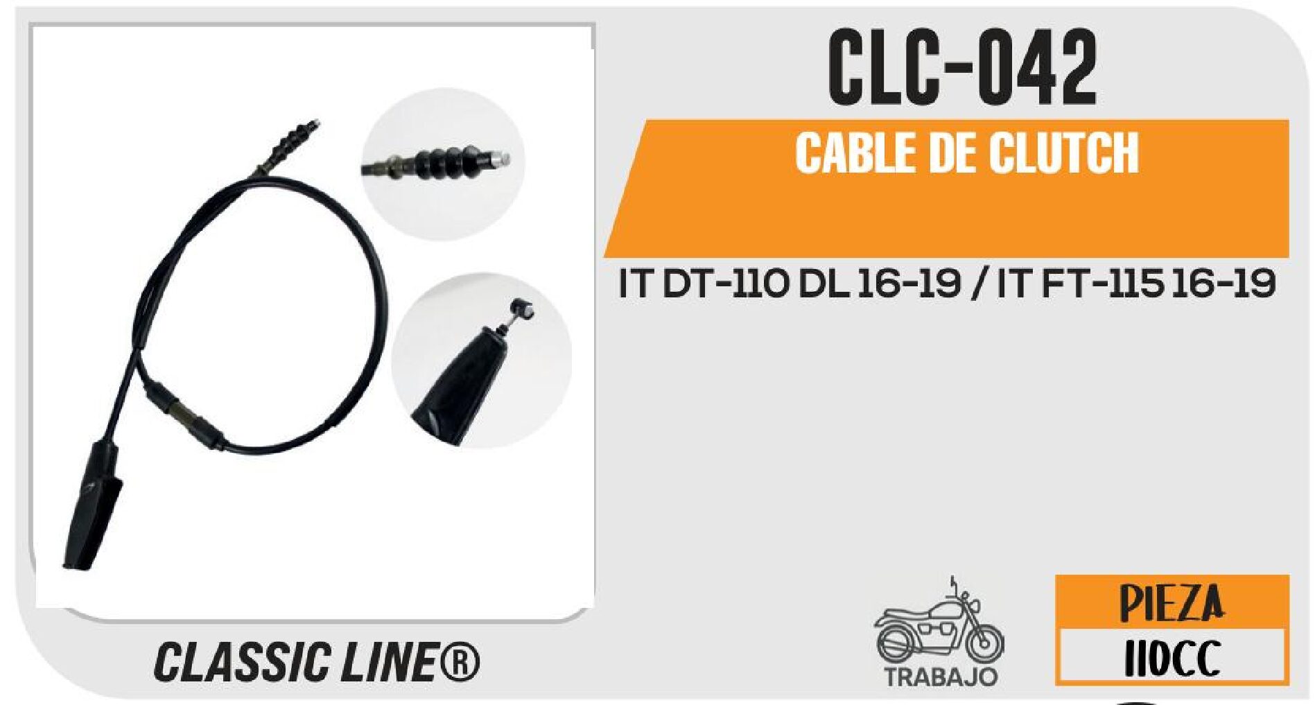 CABLE DE CLUTCH / CLC-042