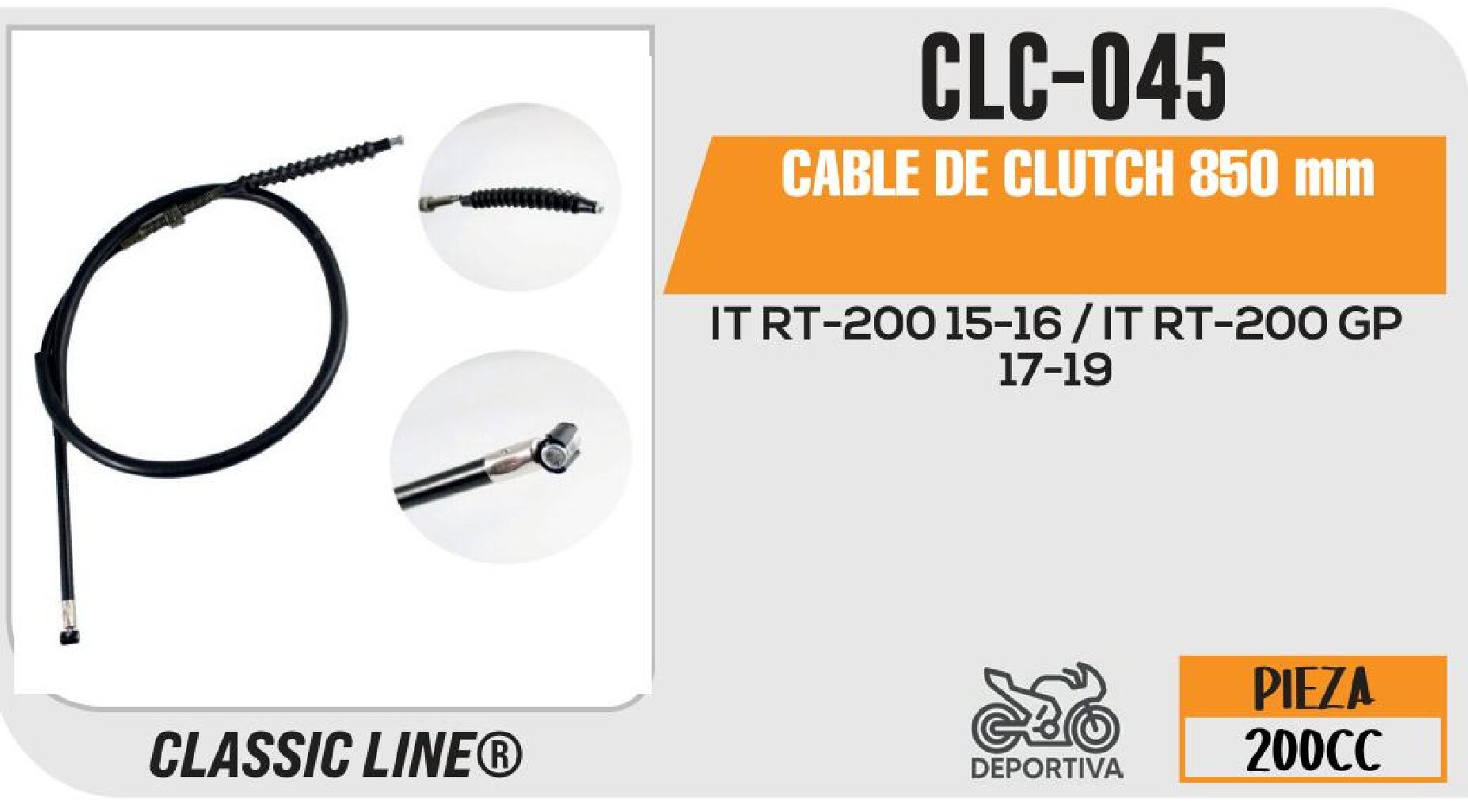 CABLE DE CLUTCH 850 mm / CLC-045