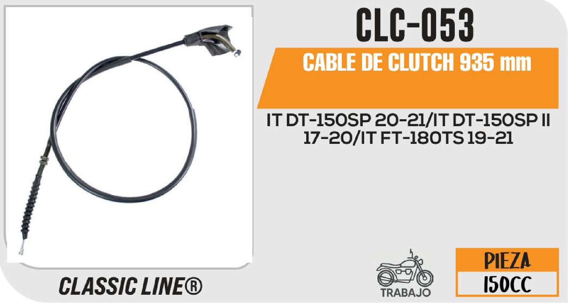 CABLE DE CLUTCH 935 mm / CLC-053