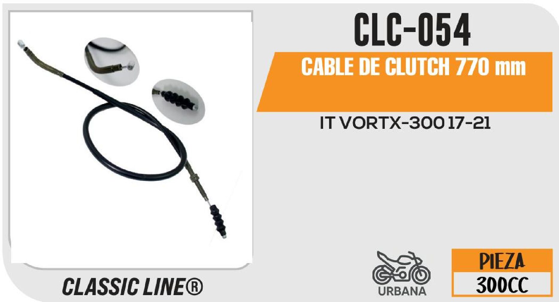 CABLE DE CLUTCH 770 mm / CLC-054