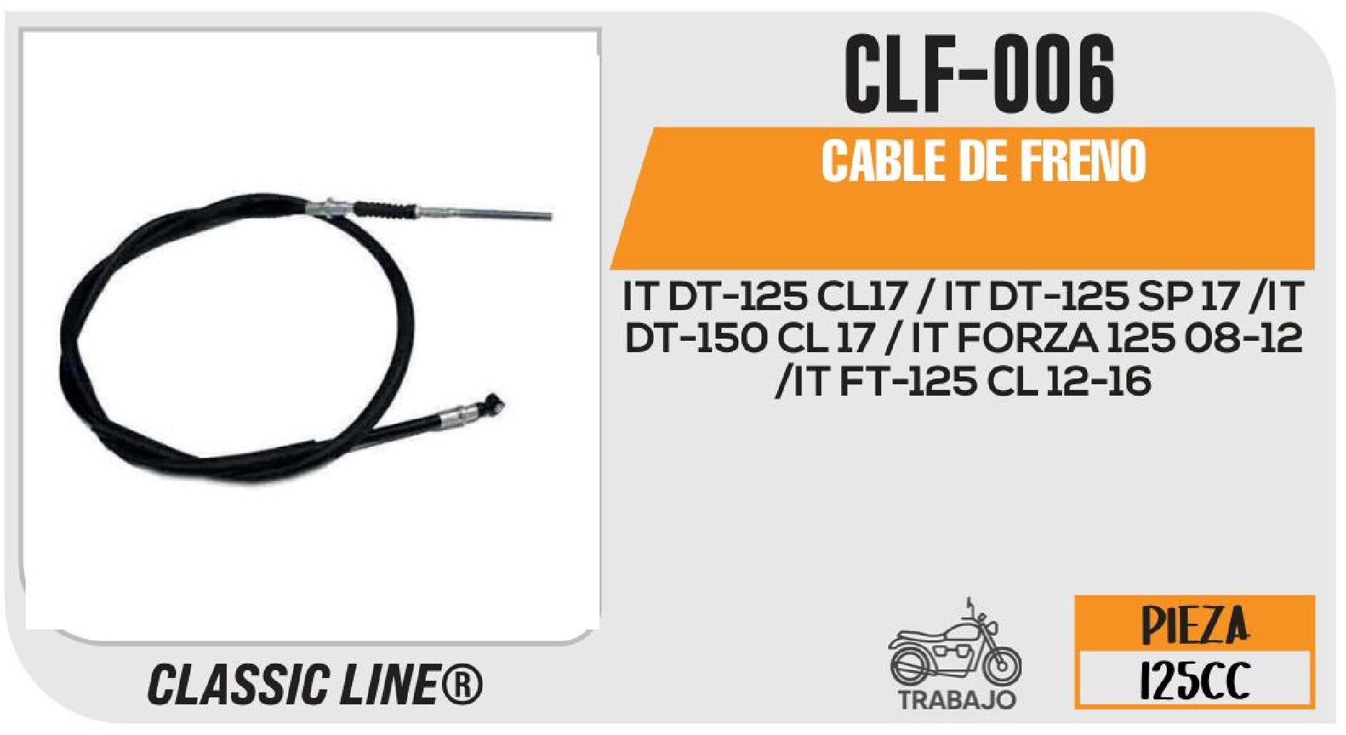 CABLE DE FRENO / CLF-006
