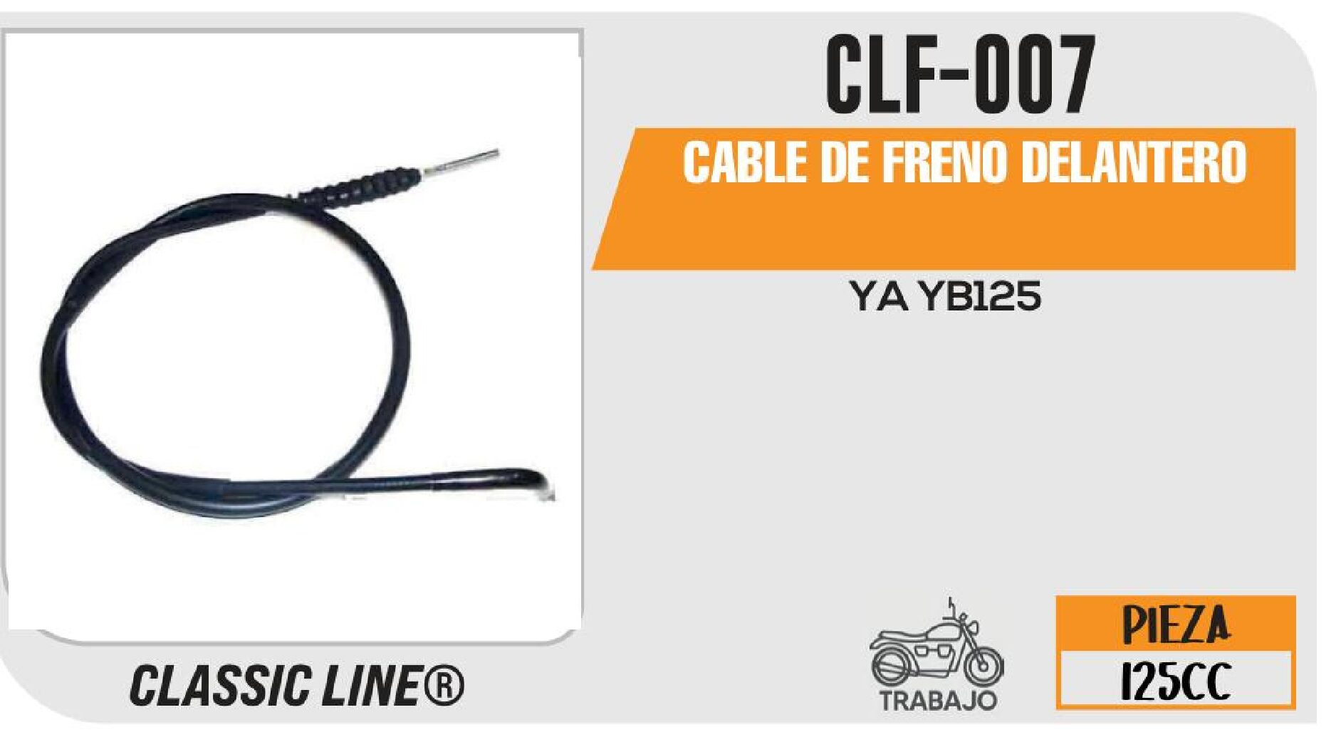 CABLE DE FRENO DELANTERO / CLF-007