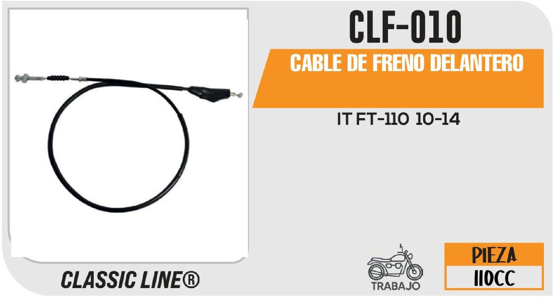 CABLE DE FRENO DELANTERO / CLF-010
