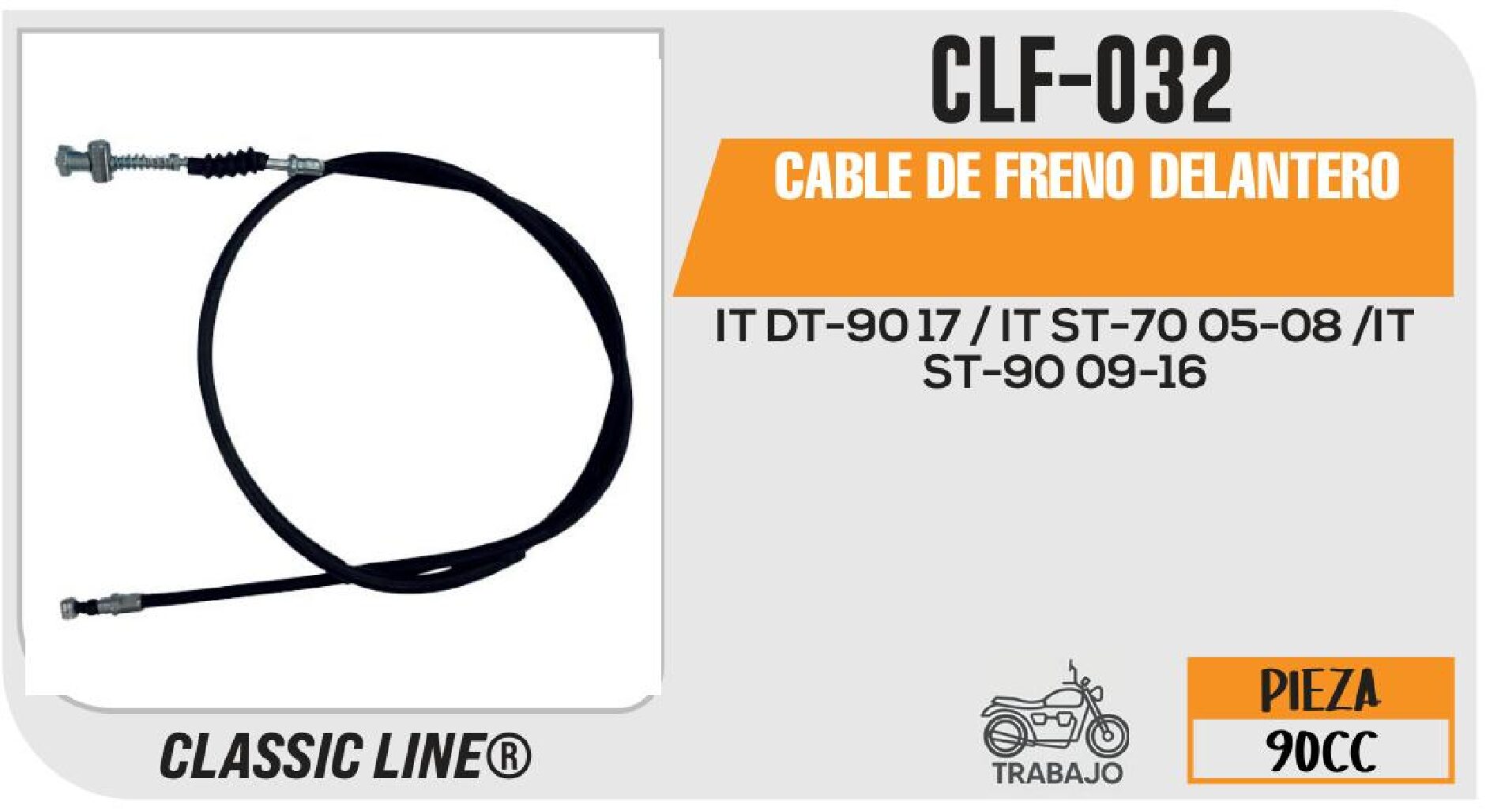 POWER - CABLE DE FRENO DELANTERO / CLF-032