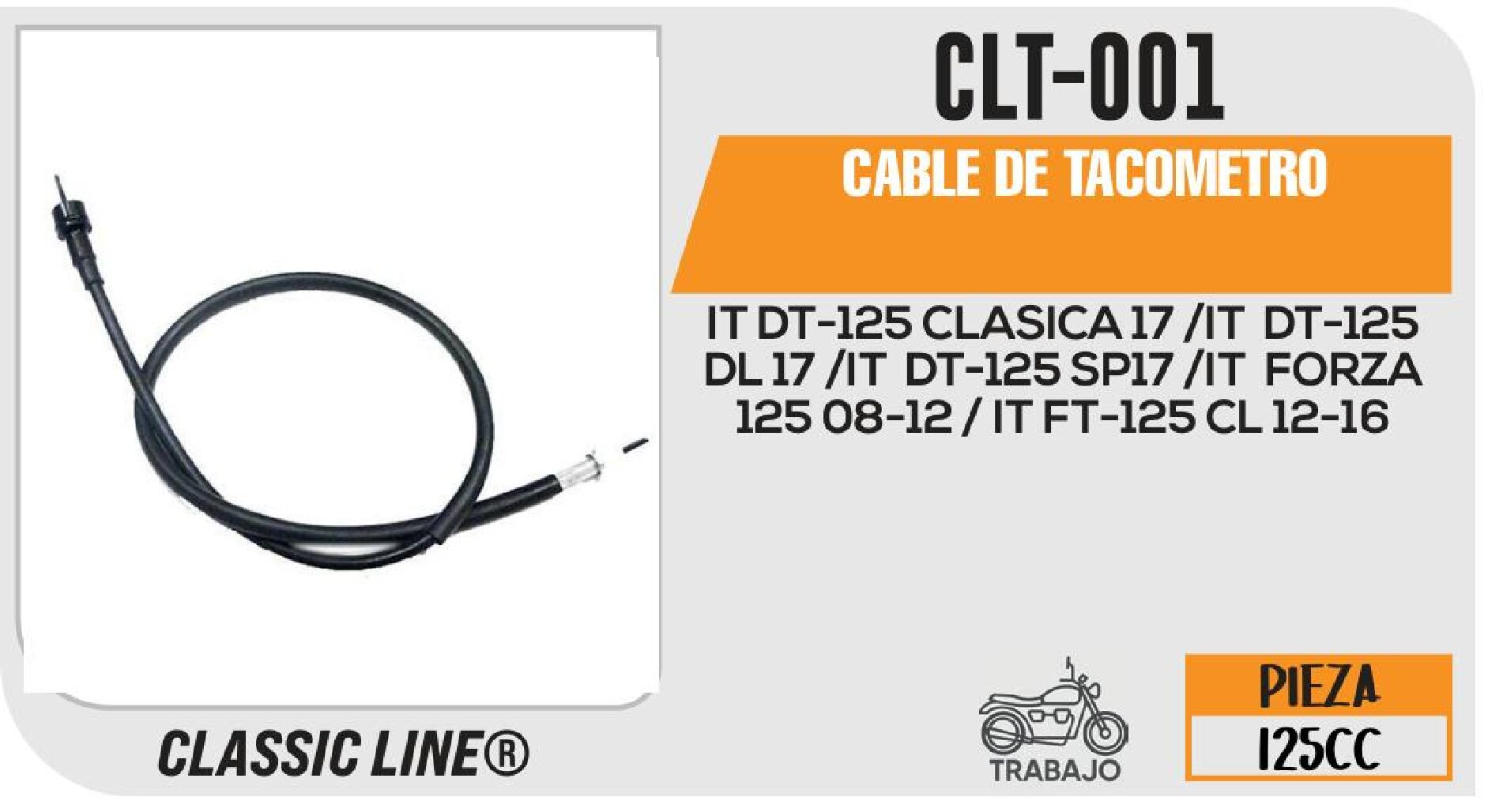 CABLE DE TACOMETRO / CLT-001