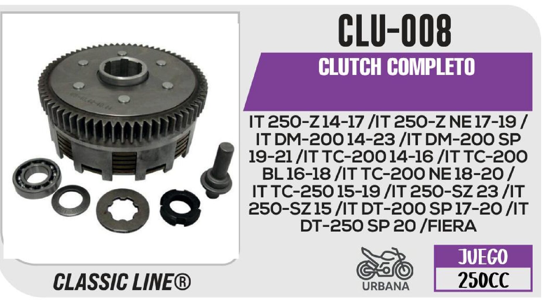 CLUTCH COMPLETO / CLU-008
