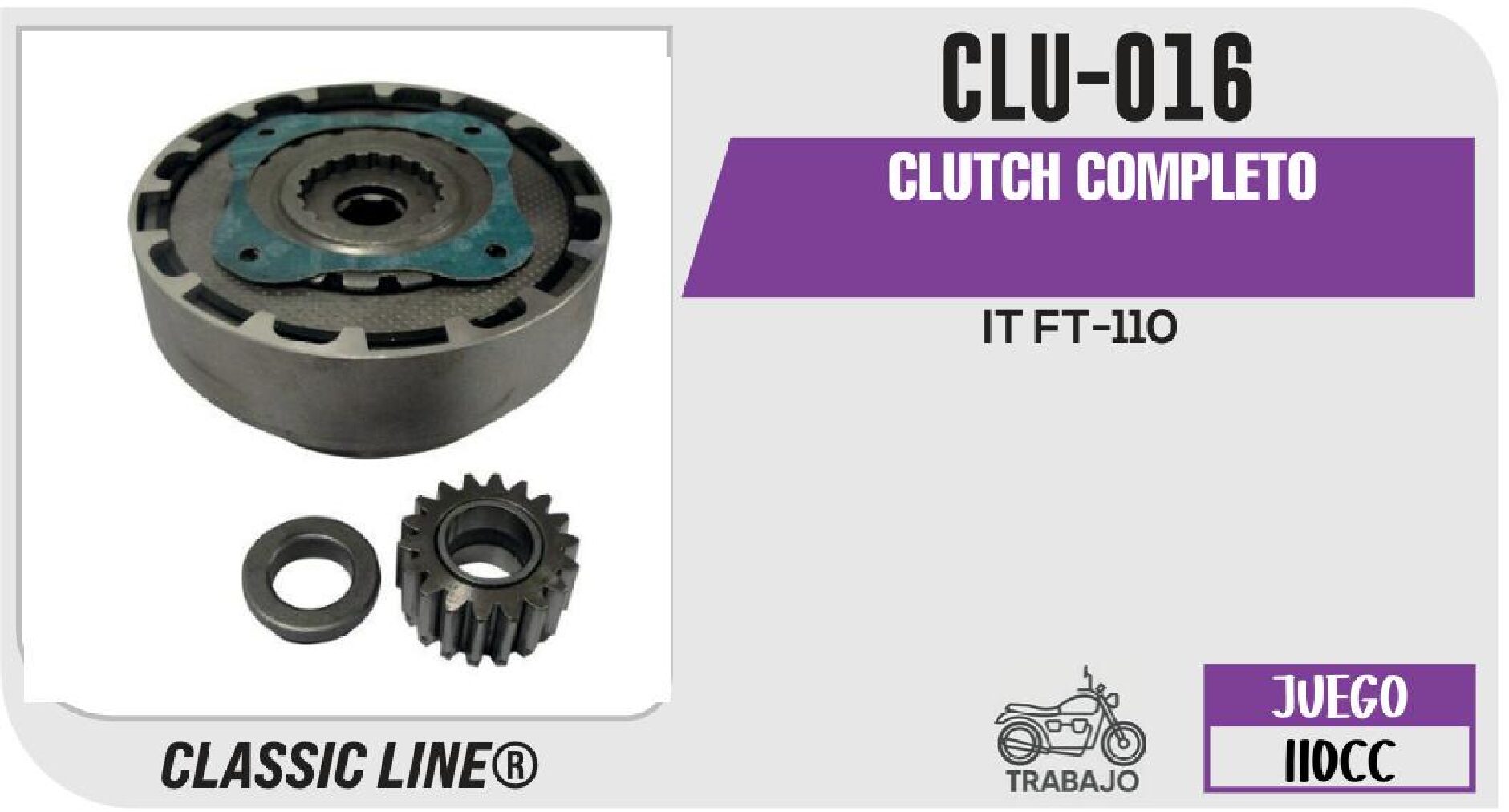 CLUTCH COMPLETO / CLU-016