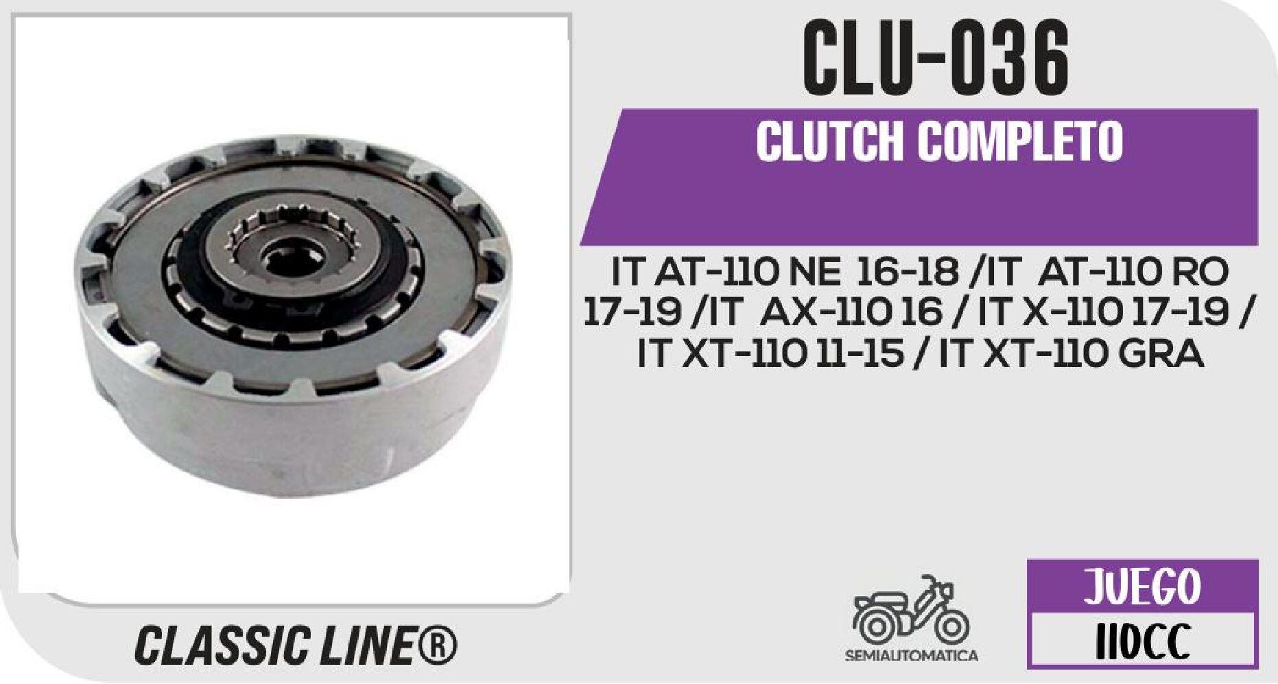 CLUTCH COMPLETO / CLU-036